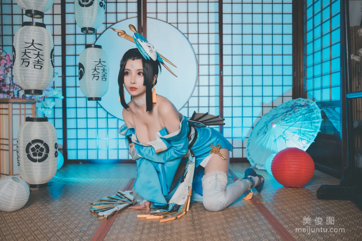 [Web Celebrity COSER] rioko Liang Liangzi - Mai Shiranui Charm Photo Set photo 6