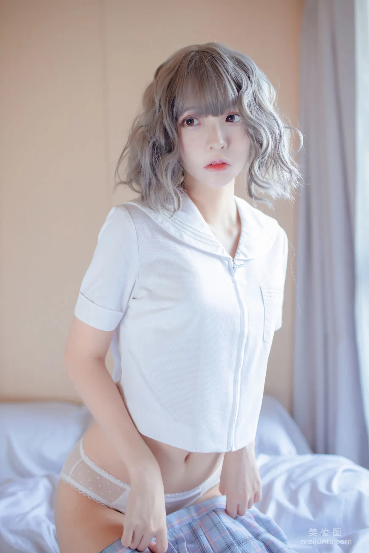 [网红COSER] 疯猫ss - 思绪之JK 写真集20