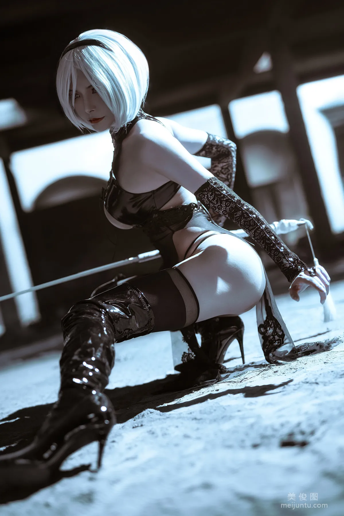 [網紅COSER] 秋和柯基(夏小秋秋秋) - 2B旗袍同人 4