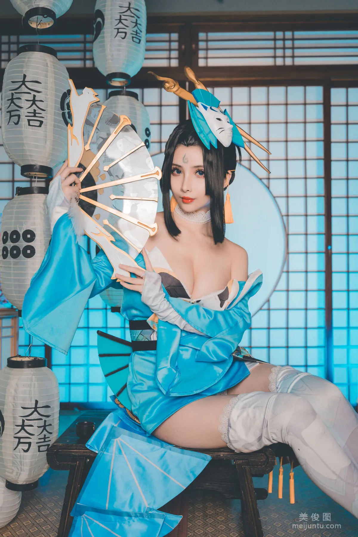 [Web Celebrity COSER] rioko Liang Liangzi - Mai Shiranui Charm Photo Set photo 16