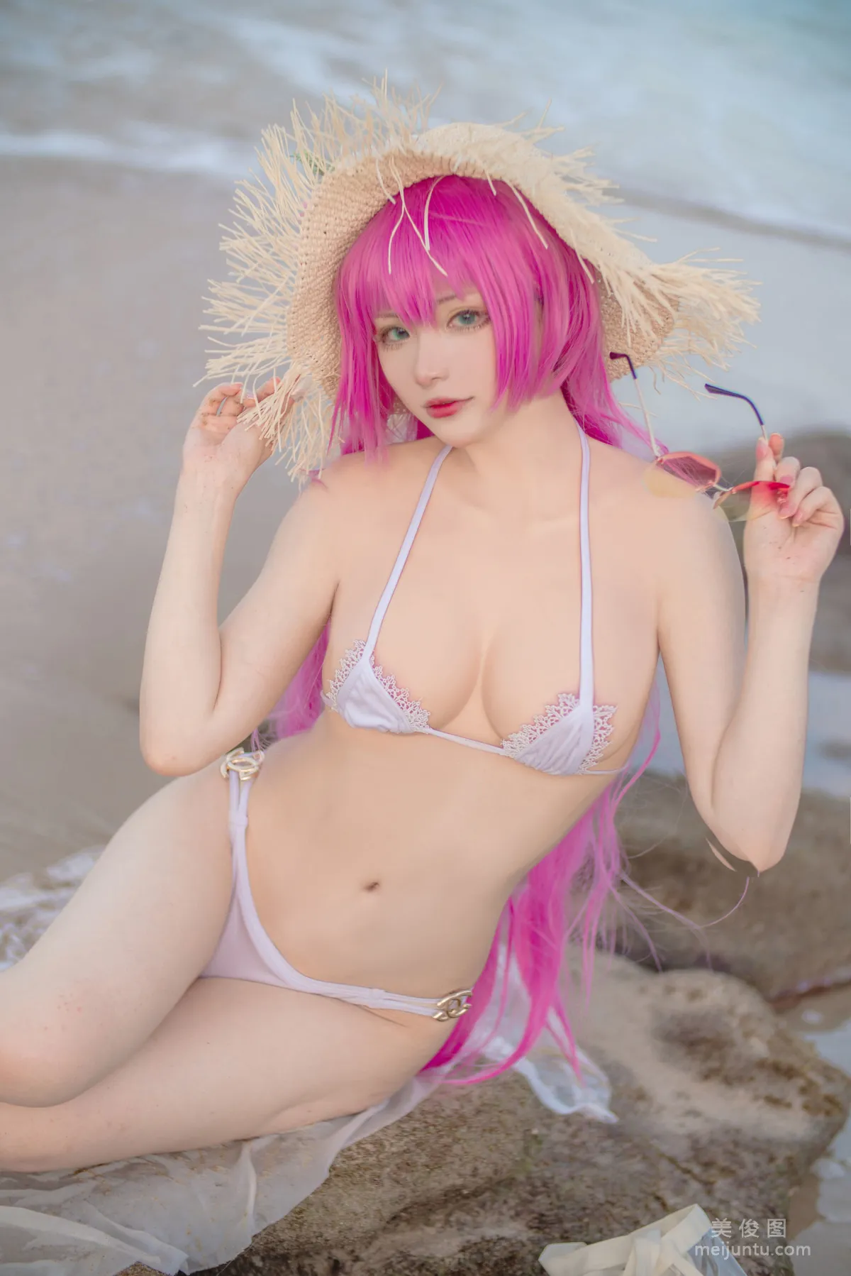 [Web Idols COSER] Qisikuai wii - Skuf Swimsuit Photo Set photo 1
