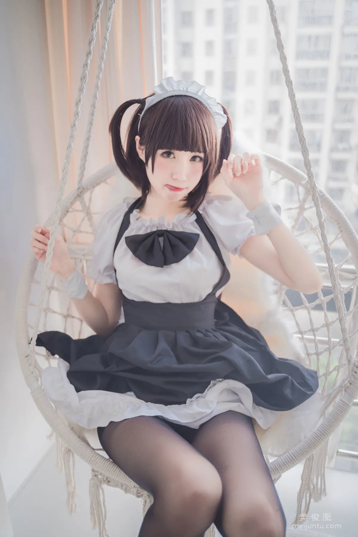 [Web Idols] Xiyuan Sinan Ge, Black Stockings Photo Set photo 16