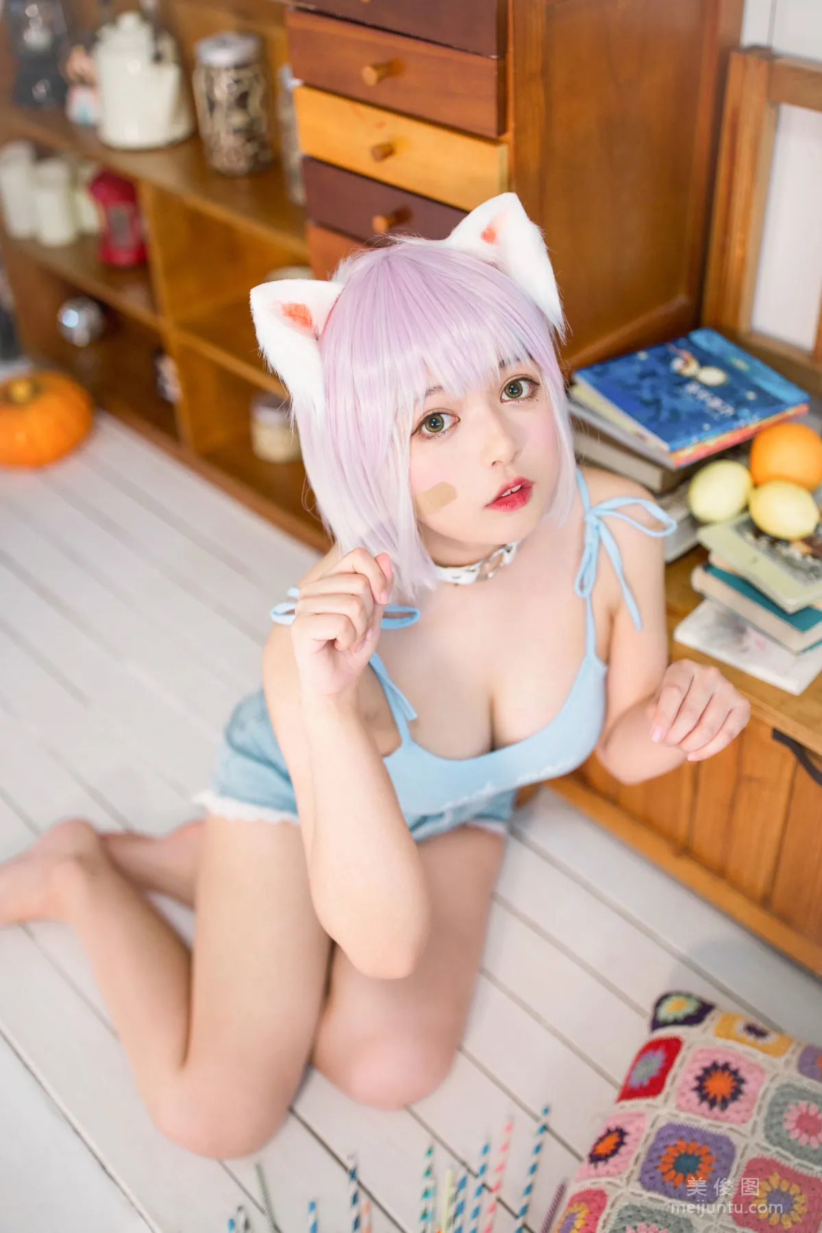 [Web Idols] Heimaomao OvO, Cat Raising Mini Class Photo Set photo 32