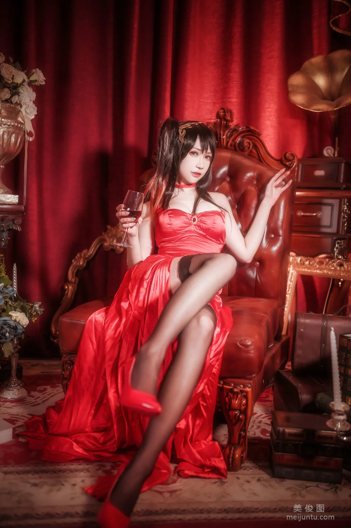 [Web Idols] Anime Blogger Ruanyi Fairy - Big Phoenix Dress Photo Set photo 10