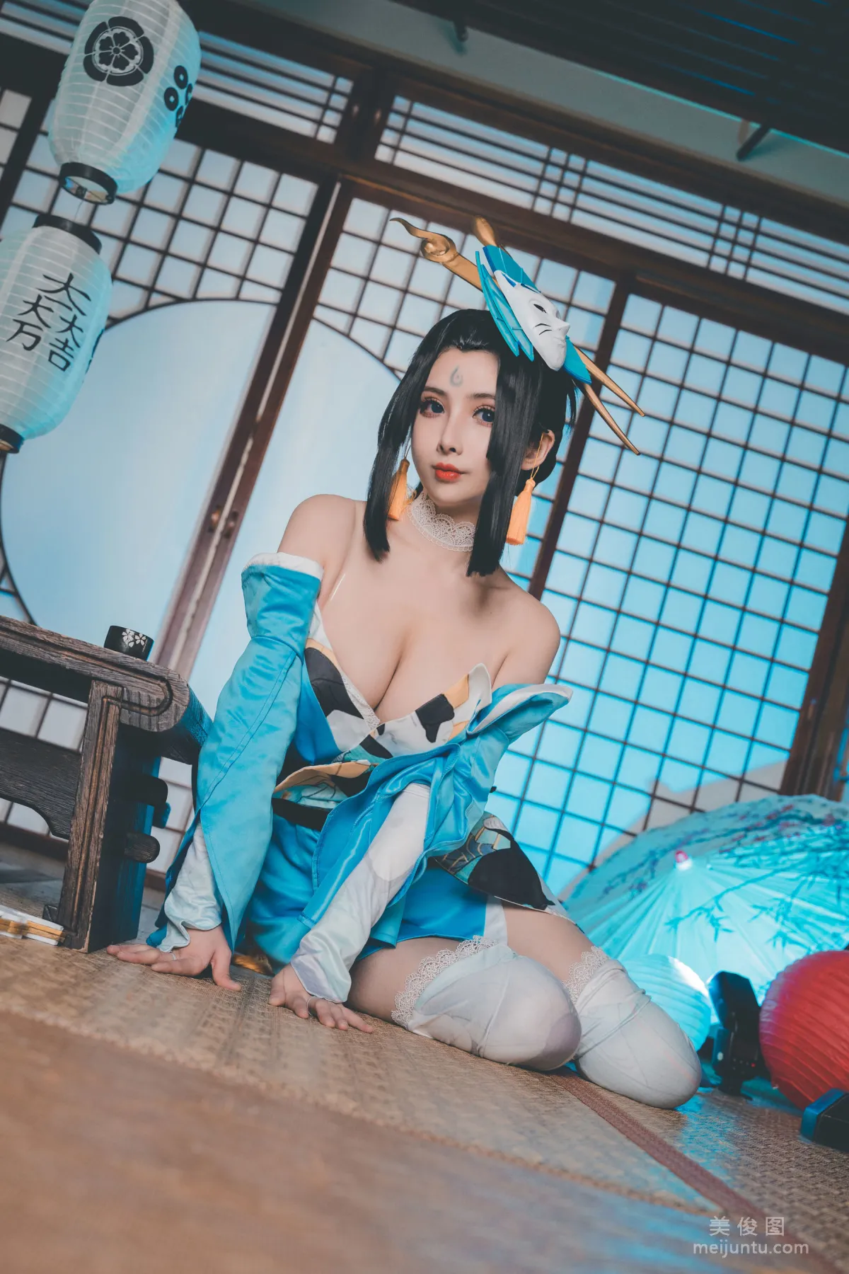 [Web Celebrity COSER] rioko Liang Liangzi - Mai Shiranui Charm Photo Set photo 10
