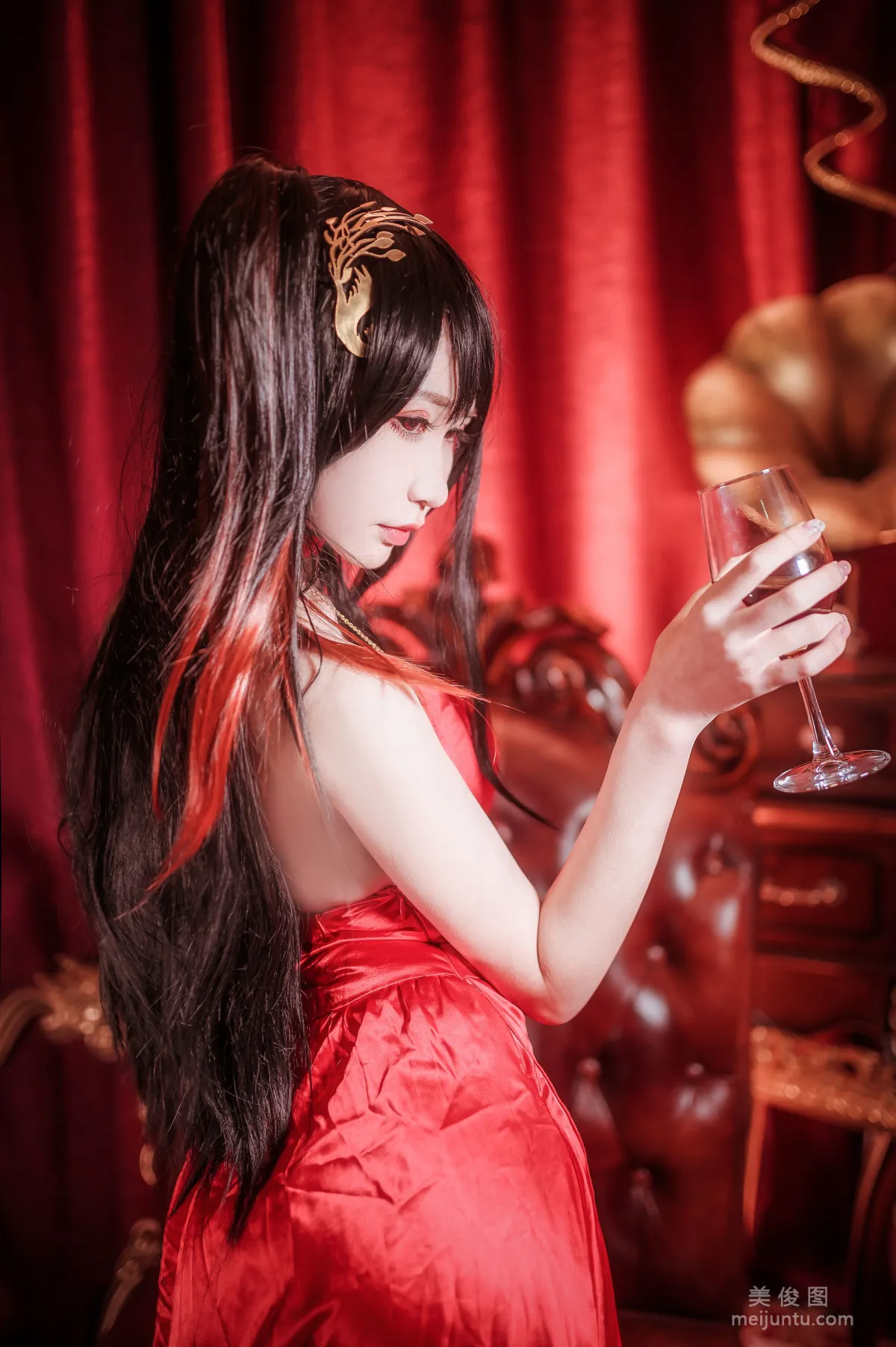 [Web Idols] Anime Blogger Ruanyi Fairy - Big Phoenix Dress Photo Set photo 6