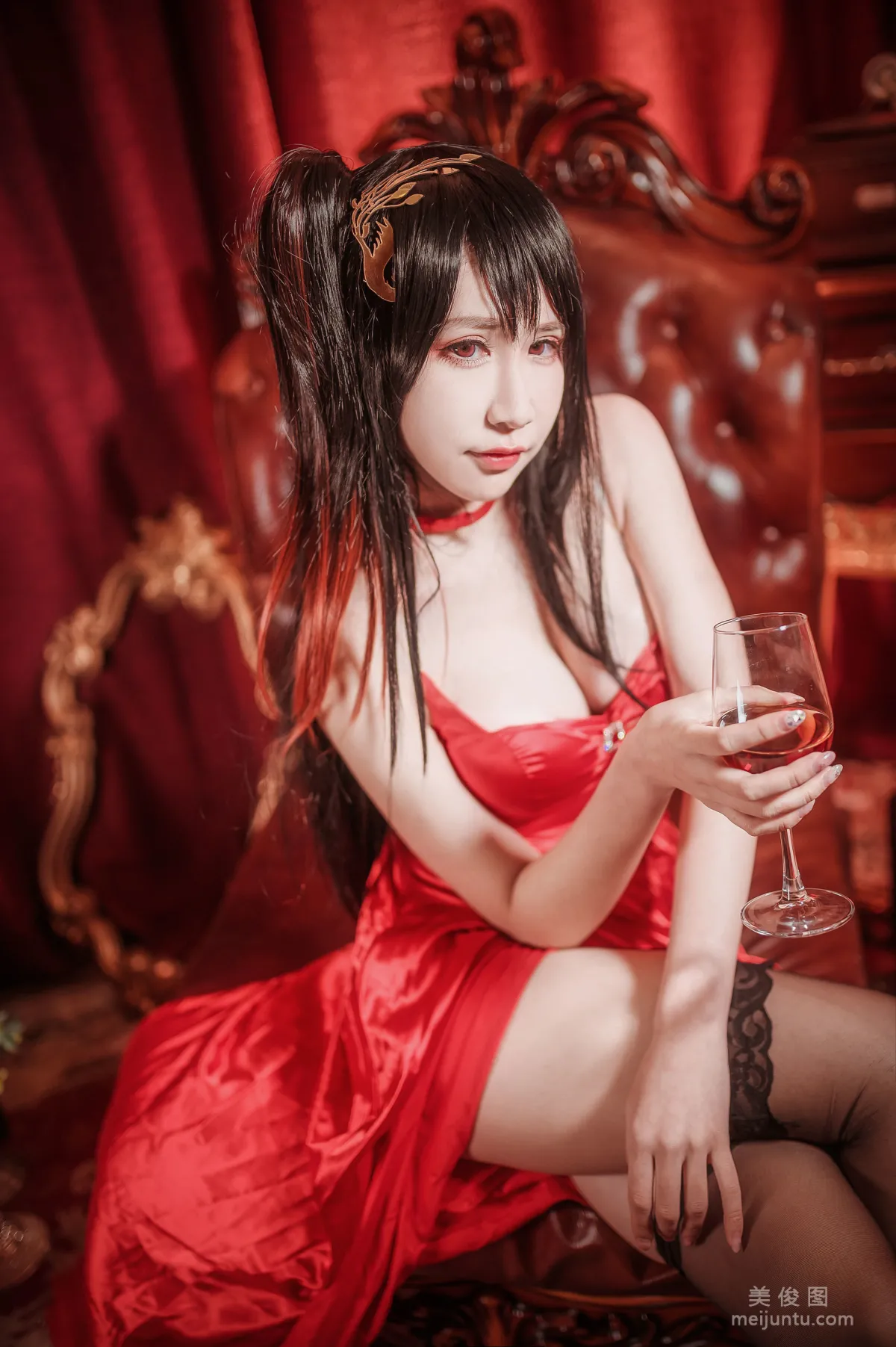 [Web Idols] Anime Blogger Ruanyi Fairy - Big Phoenix Dress Photo Set photo 15