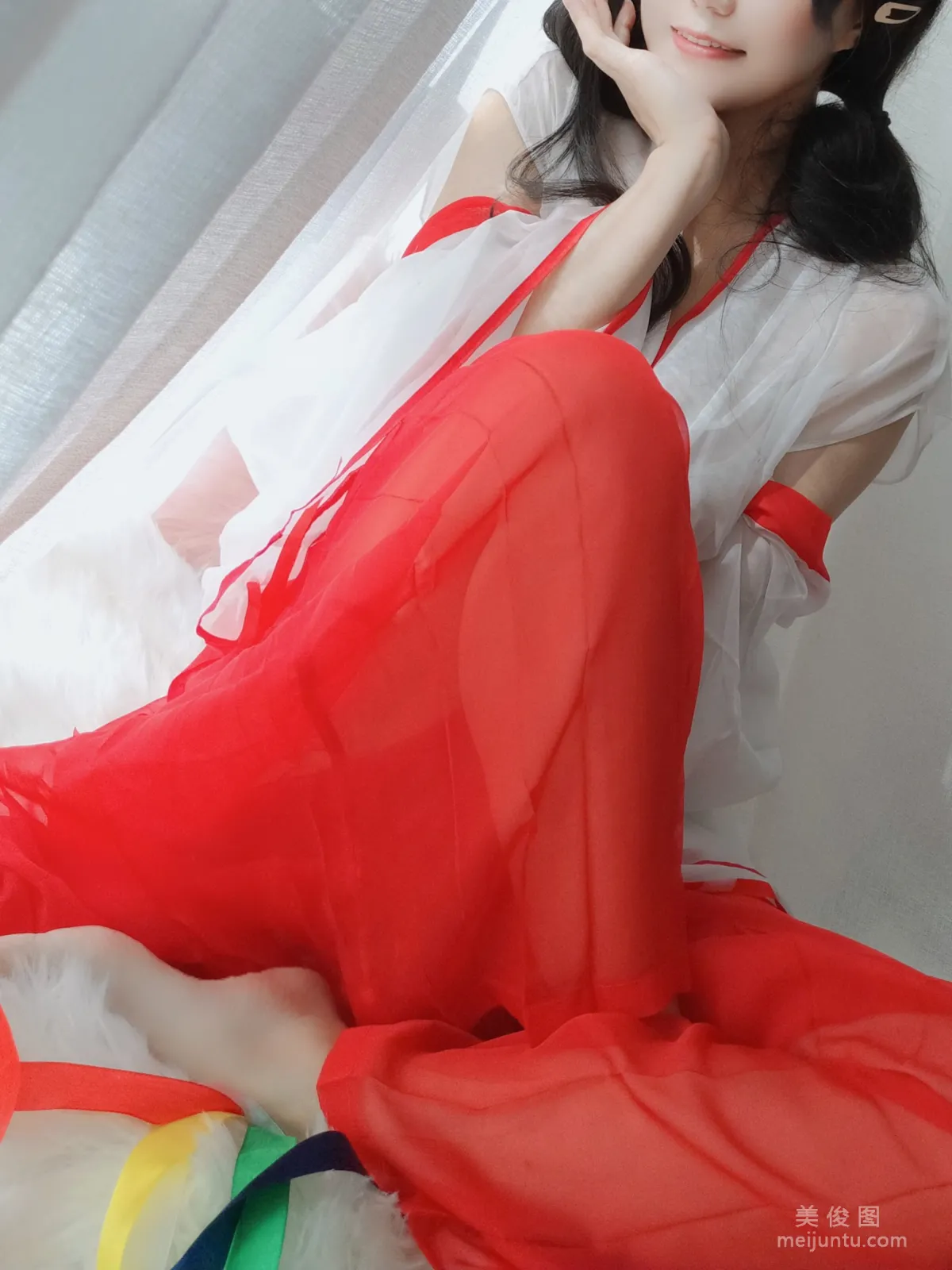 [Web Idols COSER] Anime Blogger Xiaocang Qiandai w - Shrine Maiden Photo Set photo 6