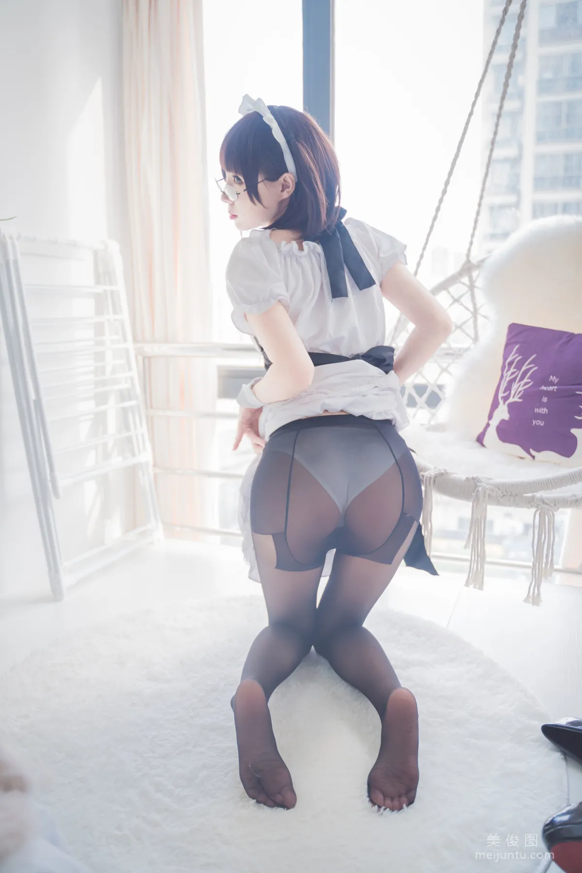 [Web Idols] Xiyuan Sinan Ge, Black Stockings Photo Set photo 23