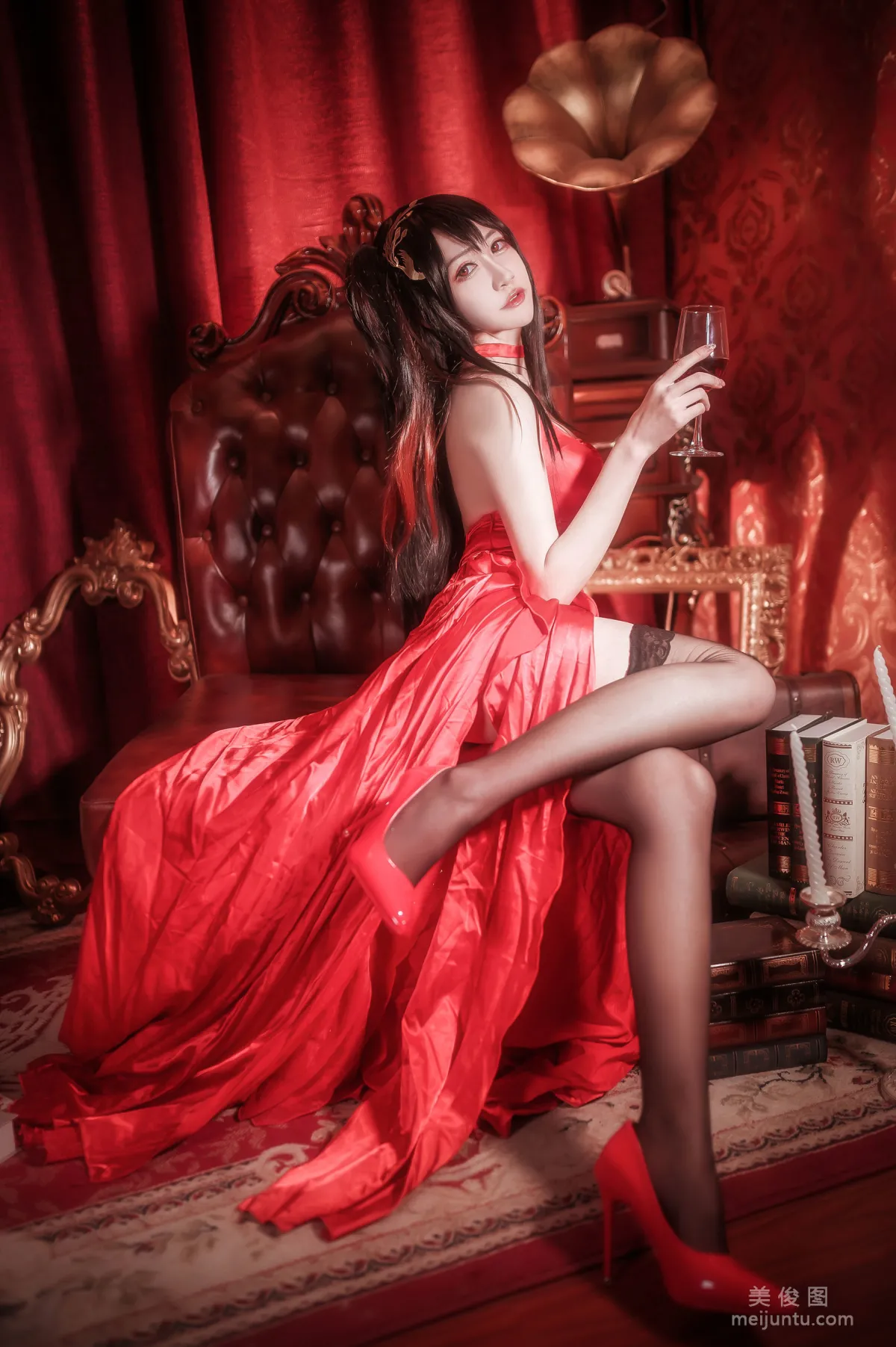 [Web Idols] Anime Blogger Ruanyi Fairy - Big Phoenix Dress Photo Set photo 8