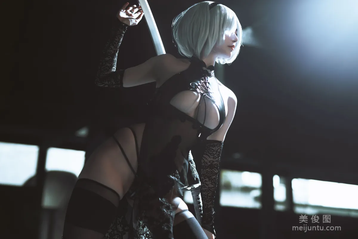 [網紅COSER] 秋和柯基(夏小秋秋秋) - 2B旗袍同人 18