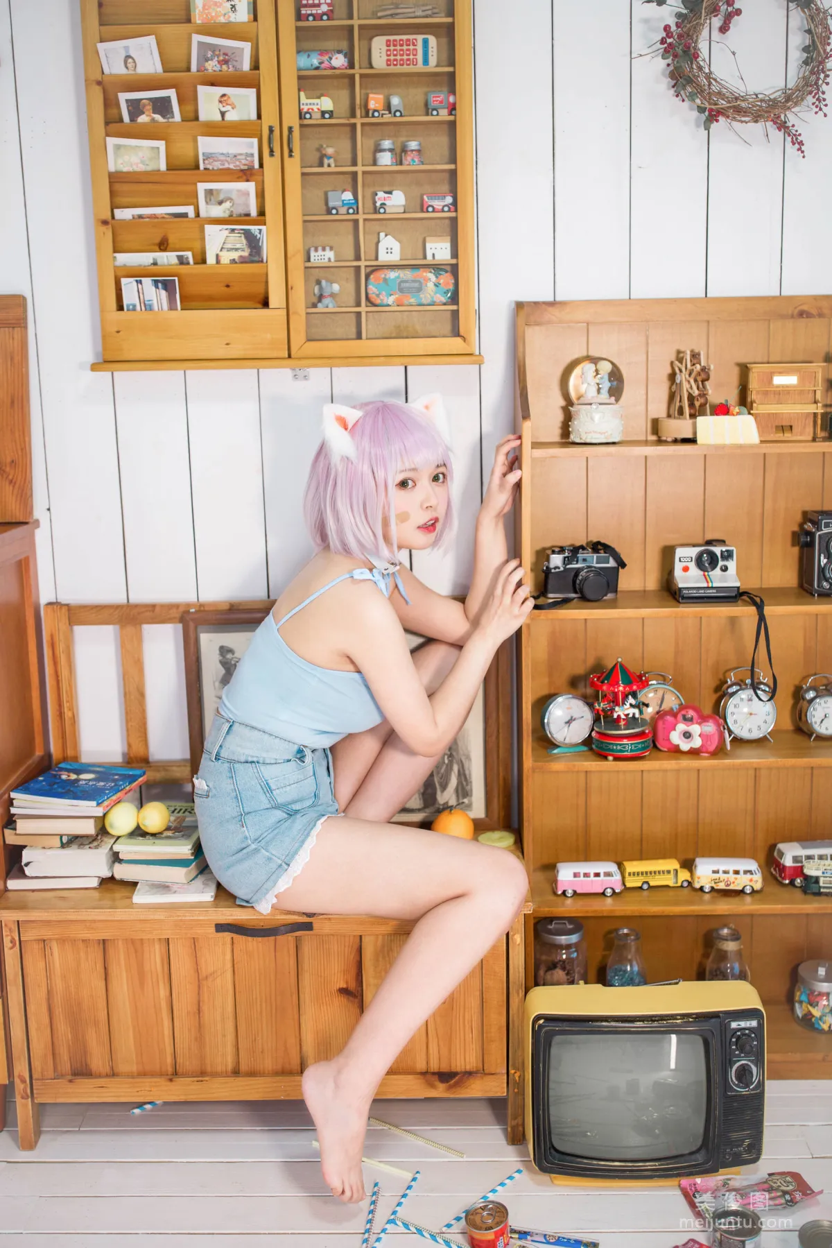[Web Idols] Heimaomao OvO, Cat Raising Mini Class Photo Set photo 9