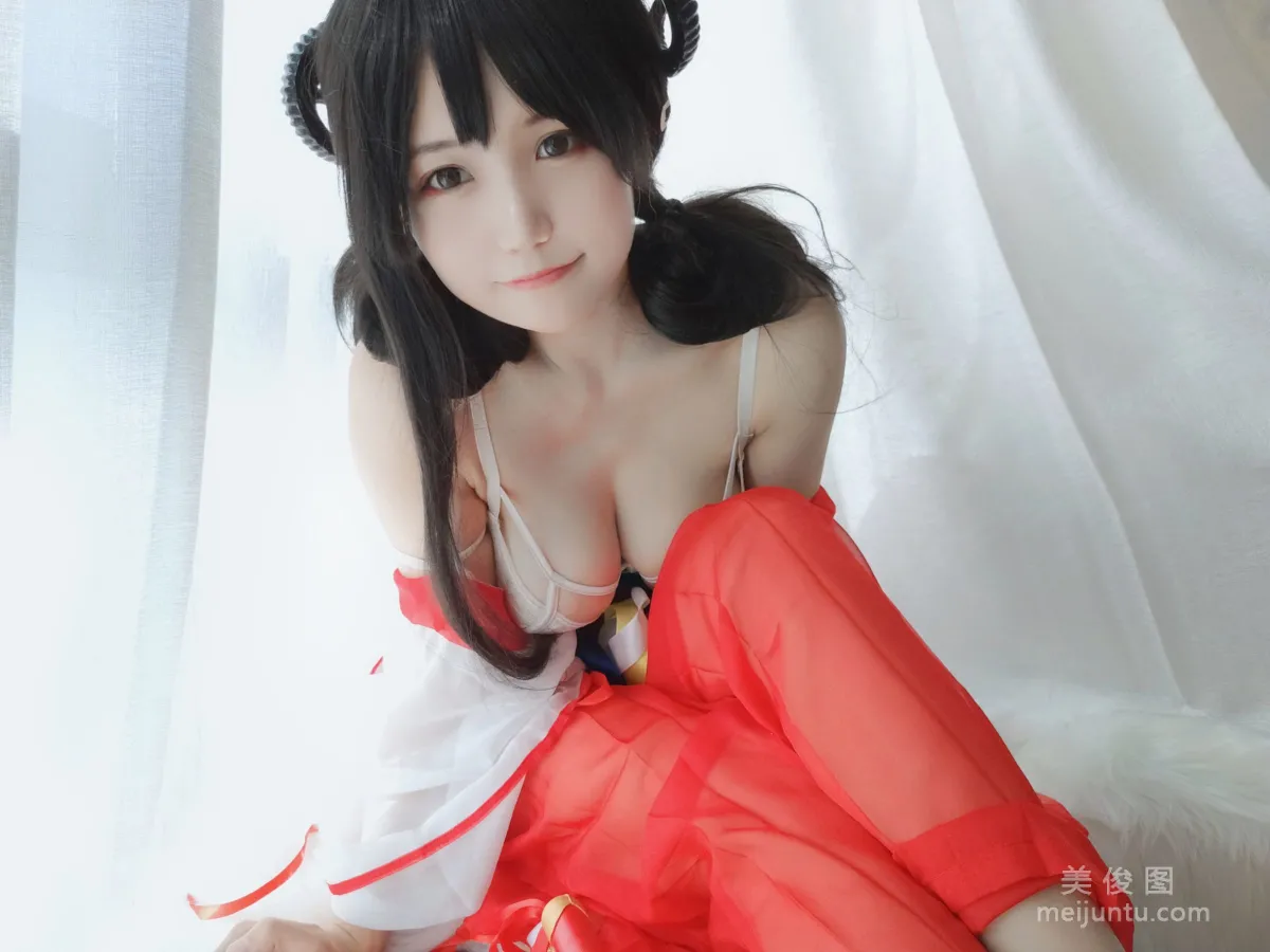 [Web Idols COSER] Anime Blogger Xiaocang Qiandai w - Shrine Maiden Photo Set photo 33