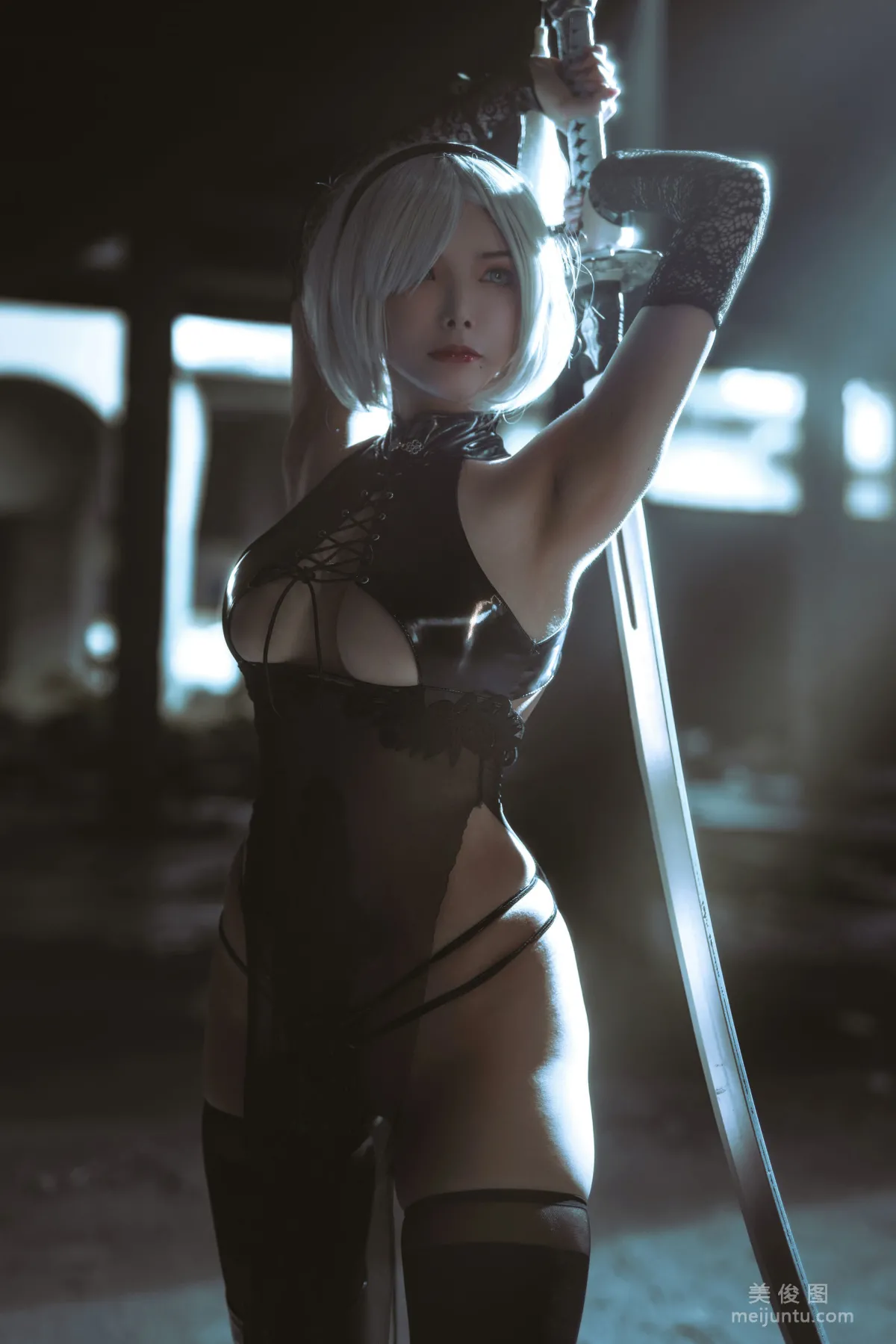 [網紅COSER] 秋和柯基(夏小秋秋秋) - 2B旗袍同人 16