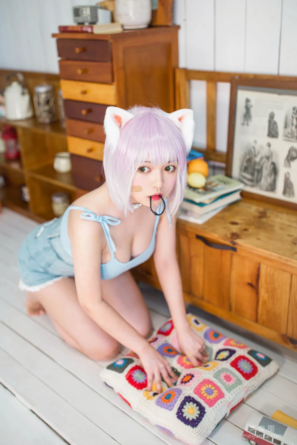 [Web Idols] Heimaomao OvO, Cat Raising Mini Class Photo Set photo 33