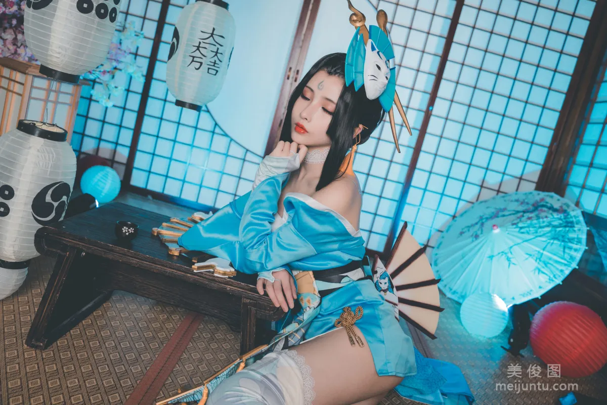 [Web Celebrity COSER] rioko Liang Liangzi - Mai Shiranui Charm Photo Set photo 17