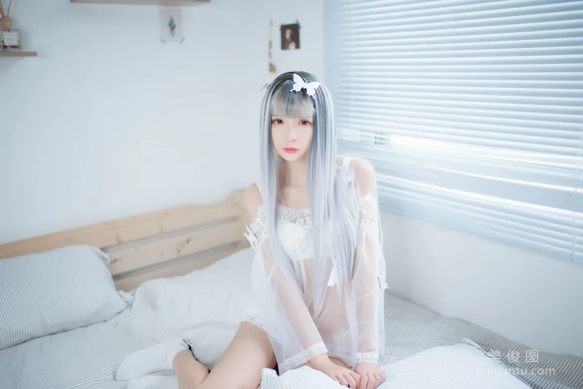[网红COSER] 疯猫ss - 透明白纱 写真集22
