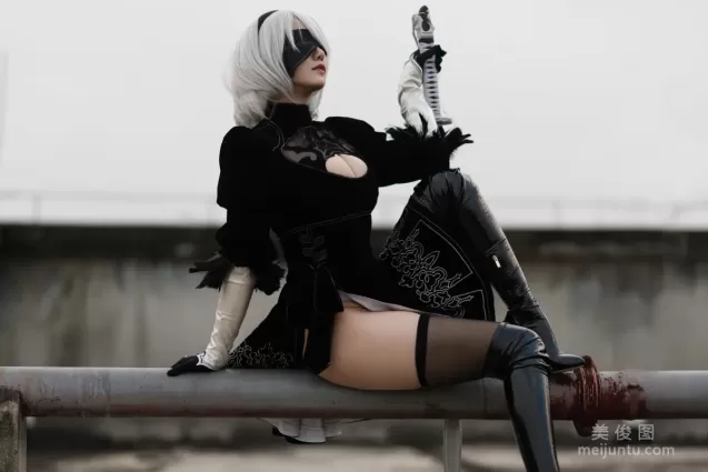 [網紅COSER] 動漫博主小倉千代w - 艦長 2B原皮 寫真集