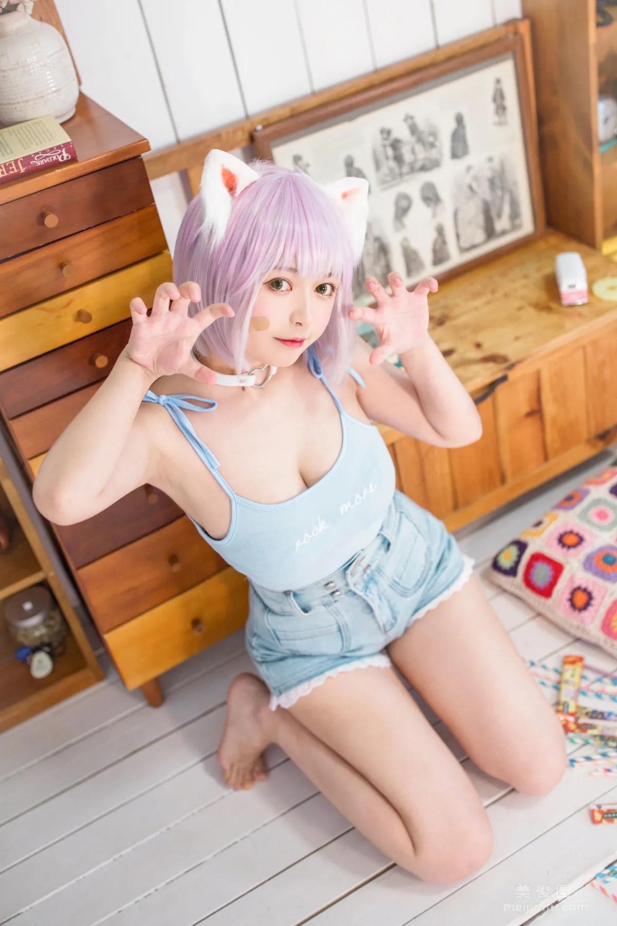 [Web Idols] Heimaomao OvO, Cat Raising Mini Class Photo Set photo 18