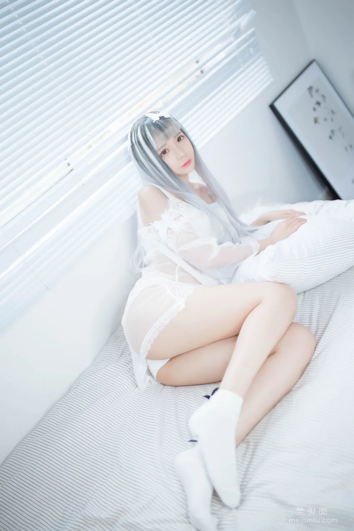 [网红COSER] 疯猫ss - 透明白纱 写真集19