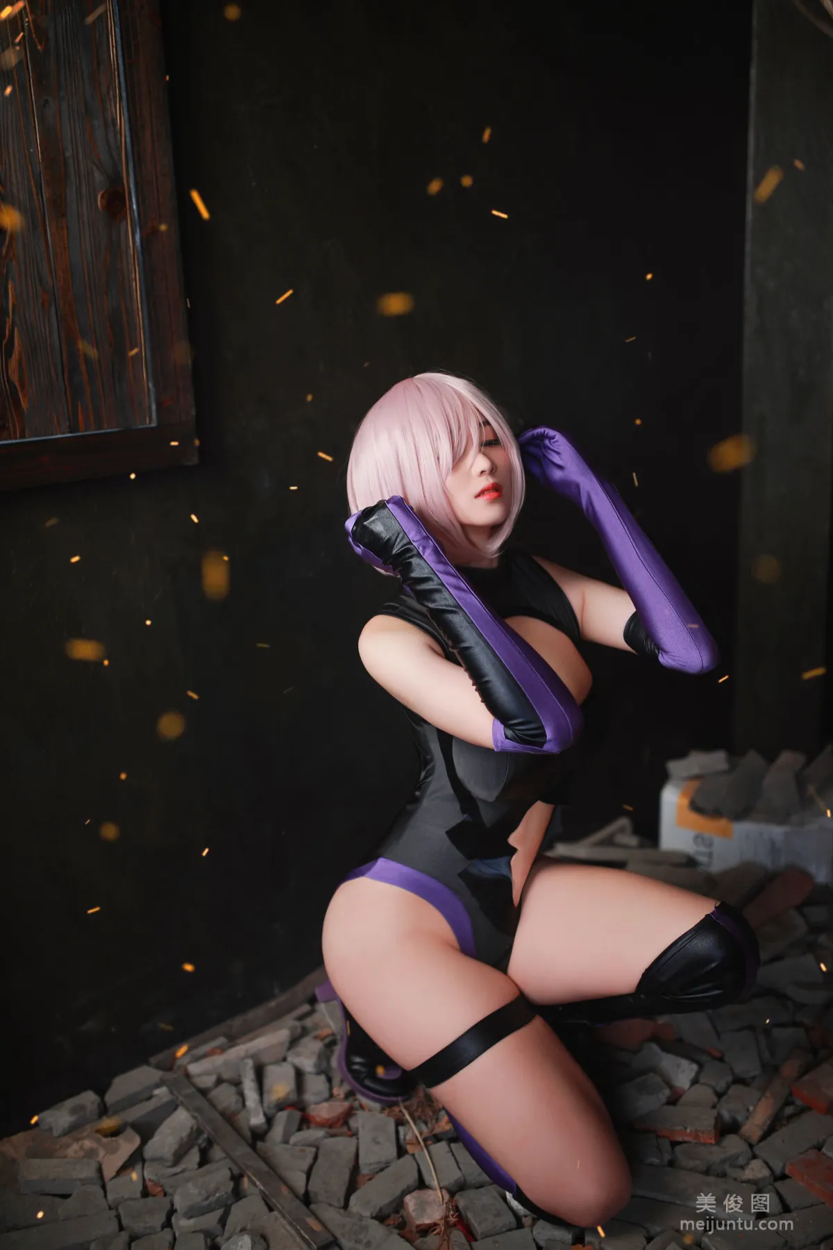 韓國妹子BamBi 《Fate_Grand Order - Mash Kyrielight (Shielder)》 寫真集 15