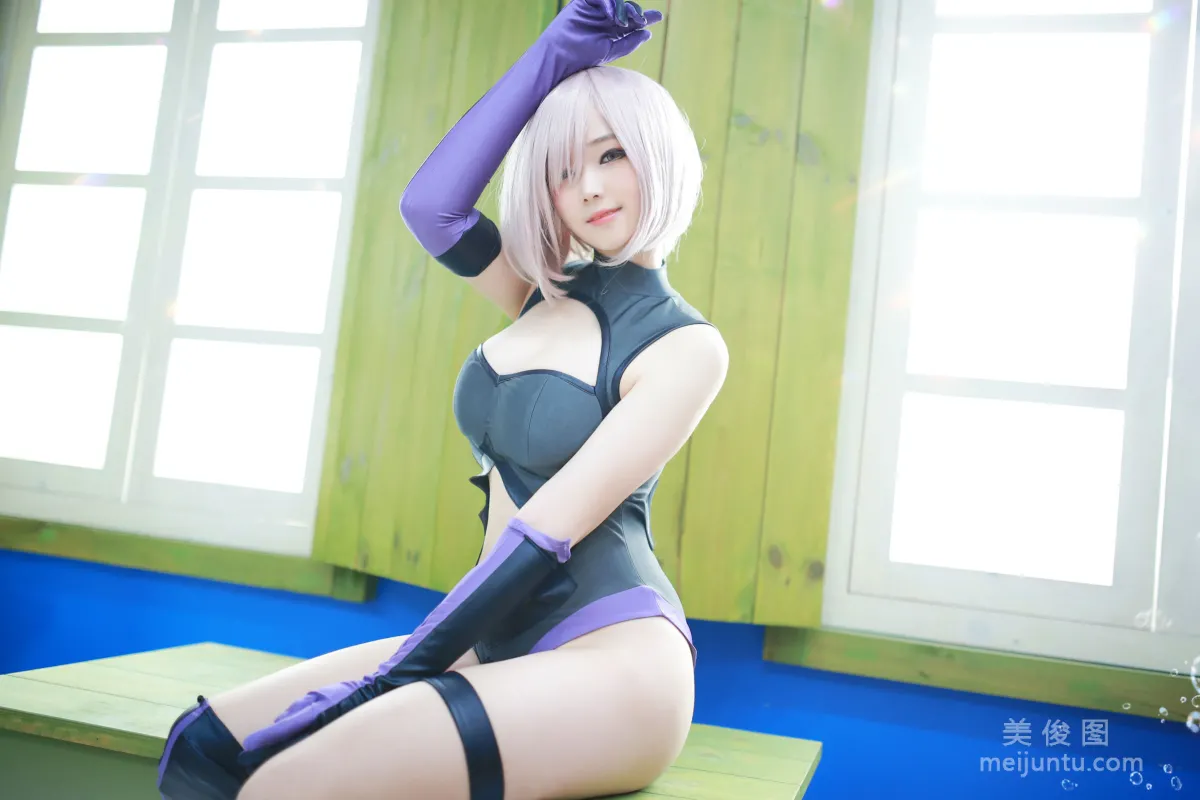 韓國妹子BamBi 《Fate_Grand Order - Mash Kyrielight (Shielder)》 寫真集 18