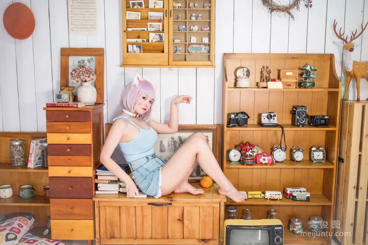 [Web Idols] Heimaomao OvO, Cat Raising Mini Class Photo Set photo 8