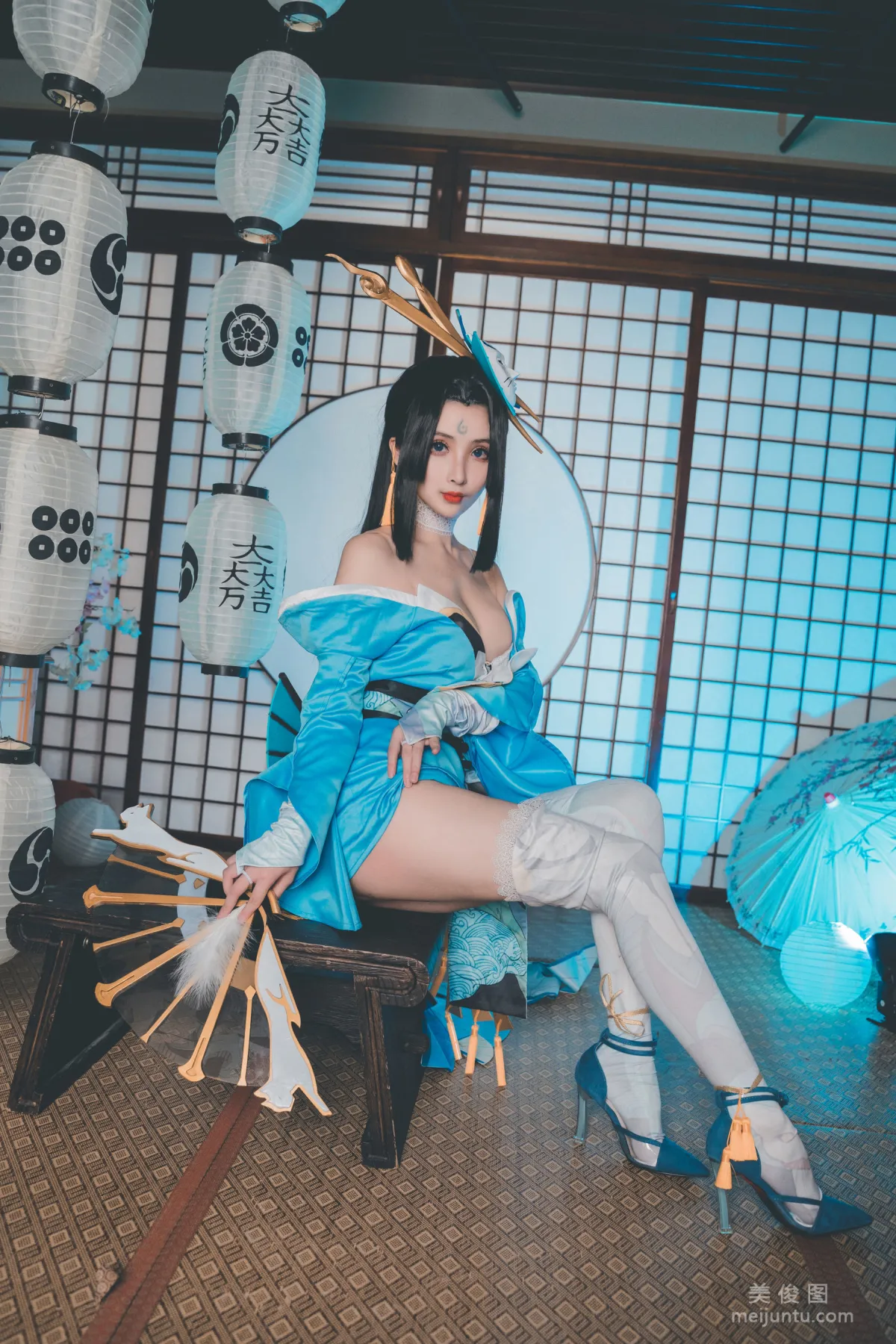 [Web Celebrity COSER] rioko Liang Liangzi - Mai Shiranui Charm Photo Set photo 8