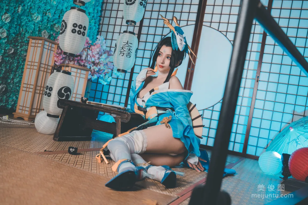 [Web Celebrity COSER] rioko Liang Liangzi - Mai Shiranui Charm Photo Set photo 18