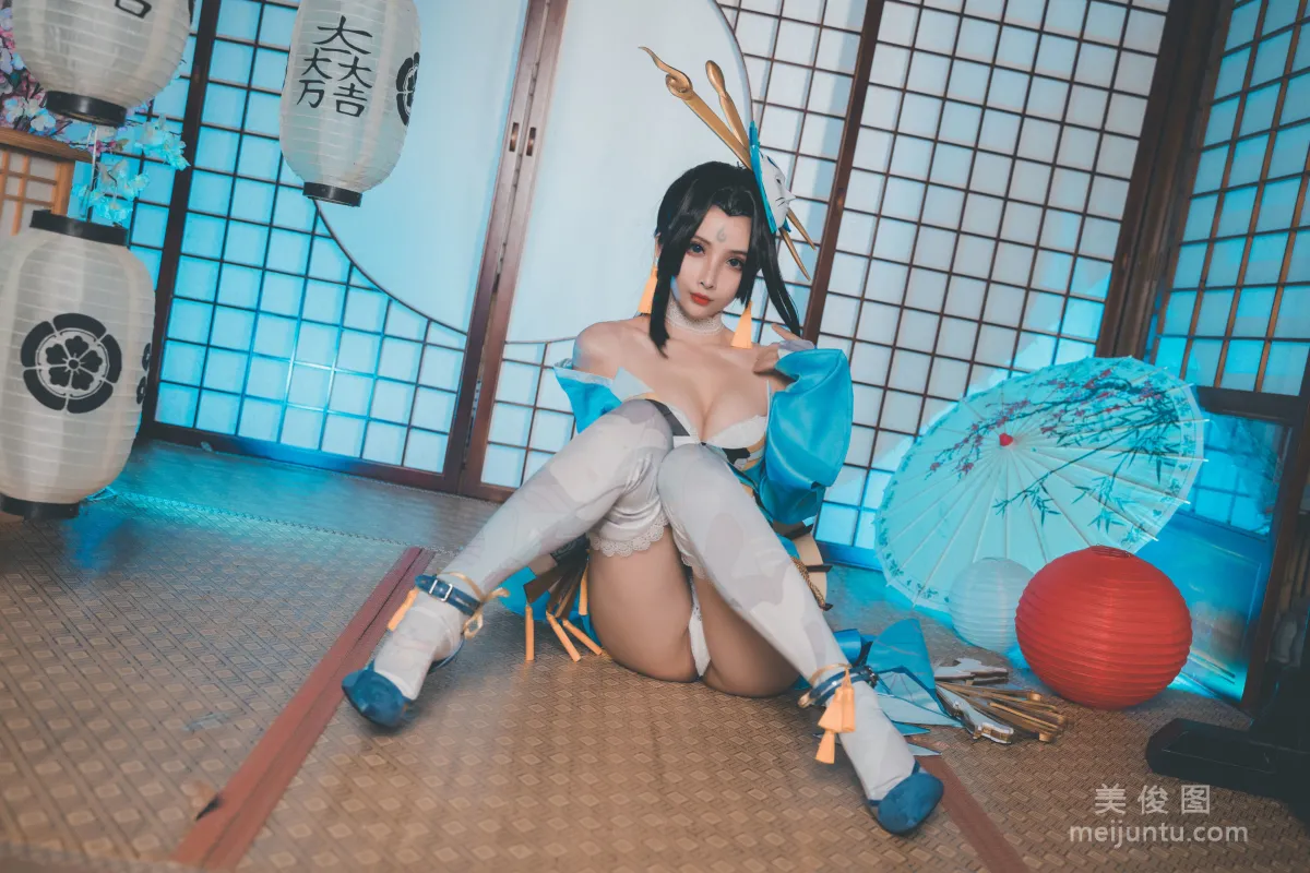 [Web Celebrity COSER] rioko Liang Liangzi - Mai Shiranui Charm Photo Set photo 3