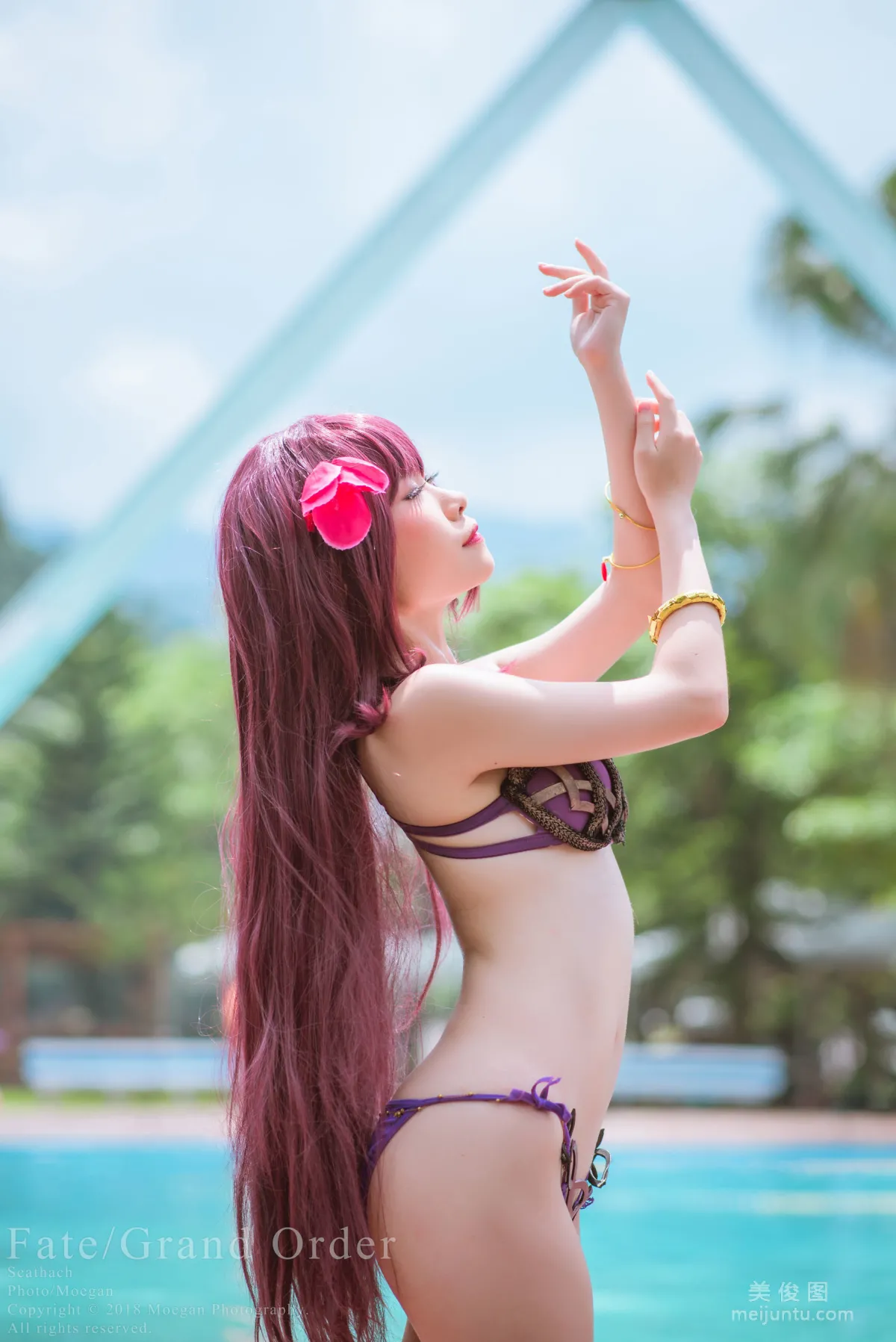 [Web Idols COSER] Zuigong Yomiya - Scathach Photo Set photo 16