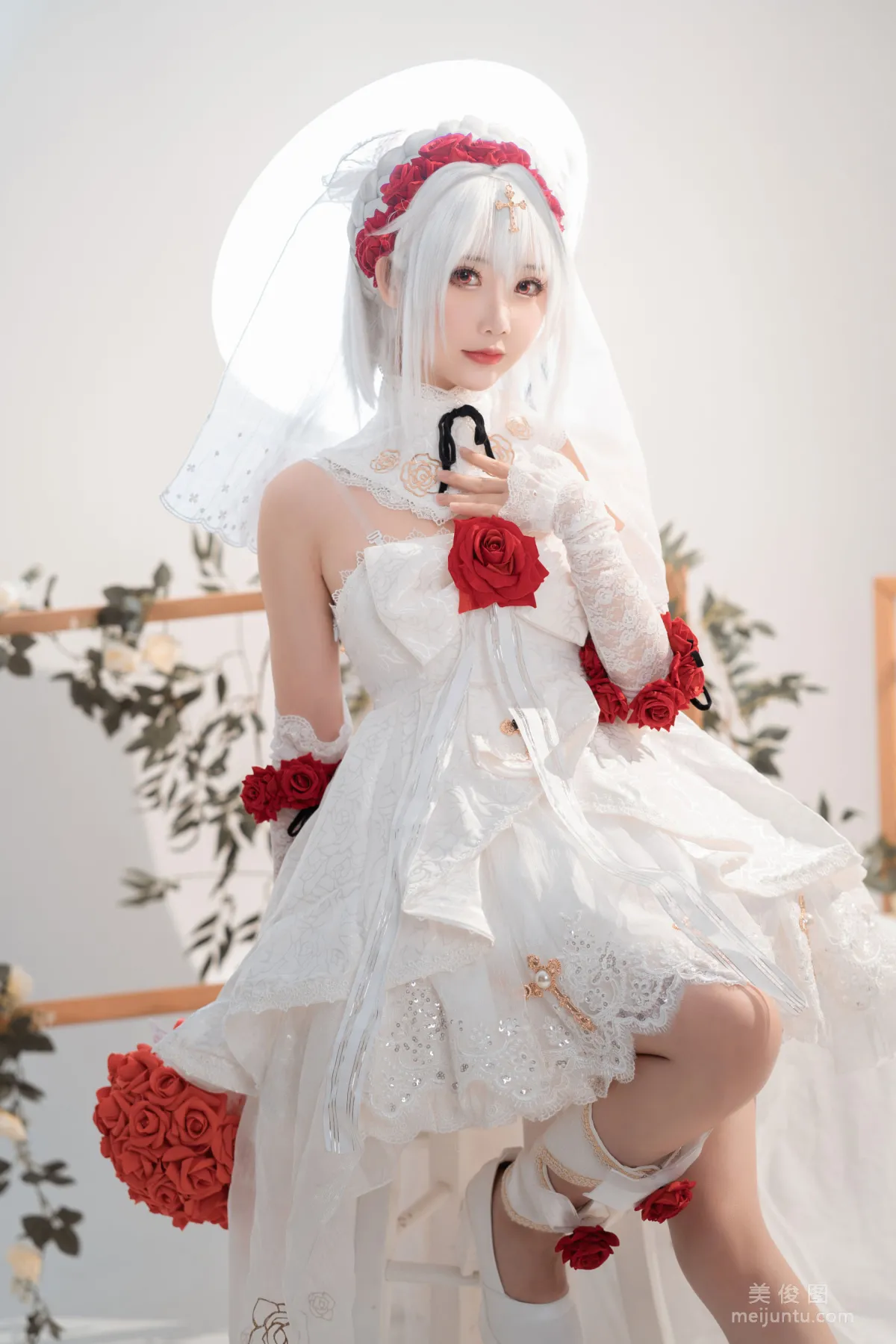 [Web Idols] Mianbing Xianer - Theresa Wedding Dress, Photo Set photo 12