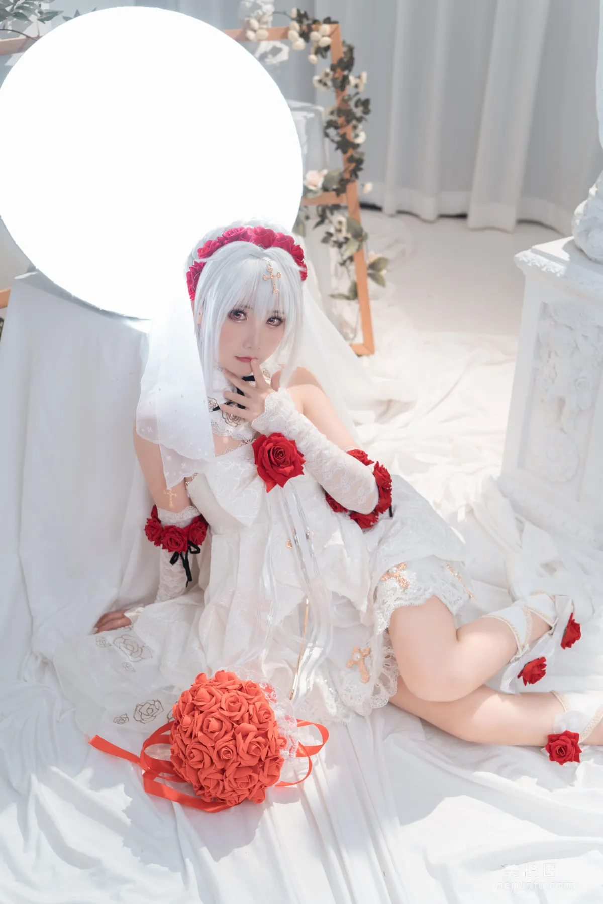 [Web Idols] Mianbing Xianer - Theresa Wedding Dress, Photo Set photo 11