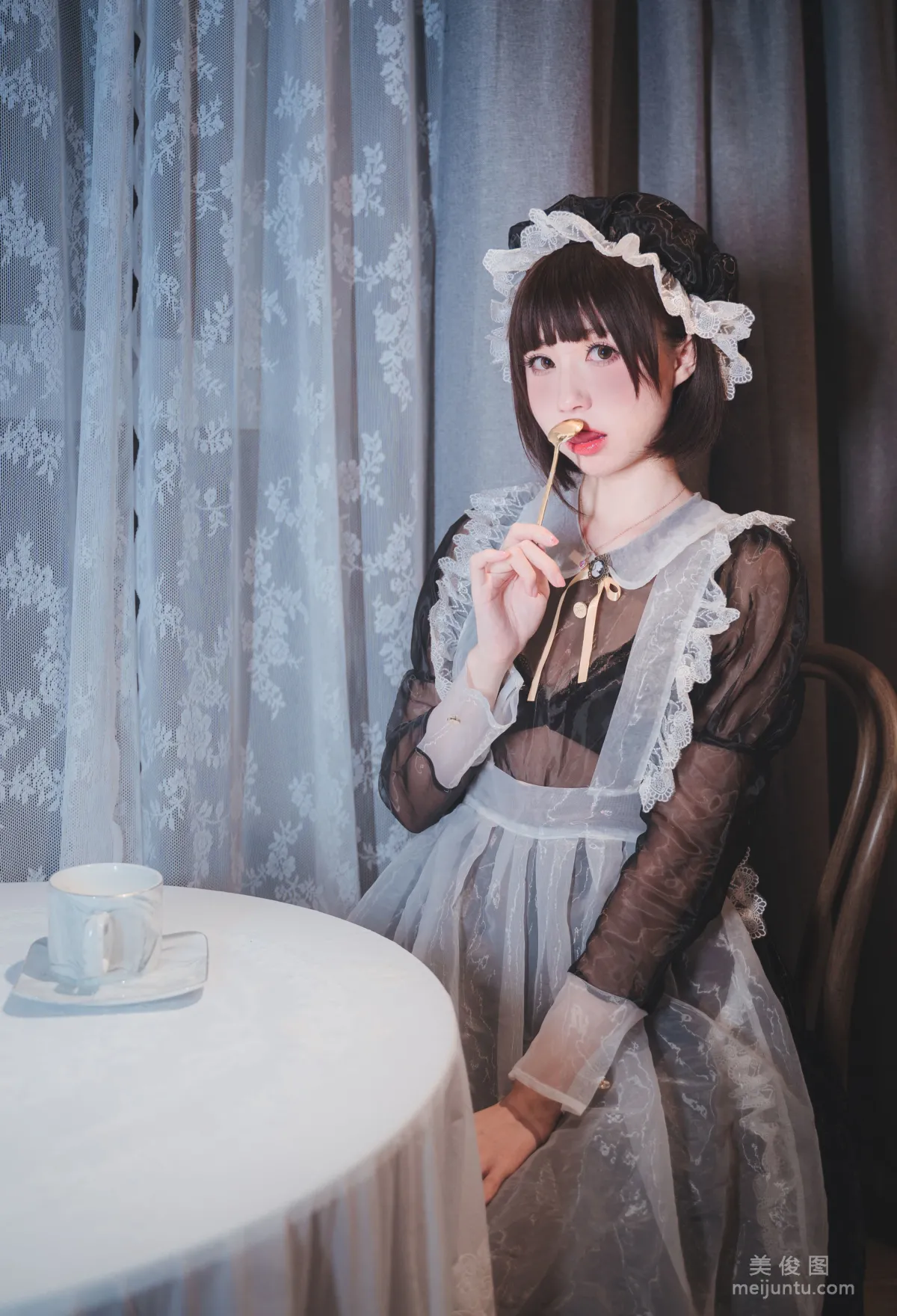 [Web Idols] Xiyuan Sinan Ge - Transparent Maid Photo Set photo 27