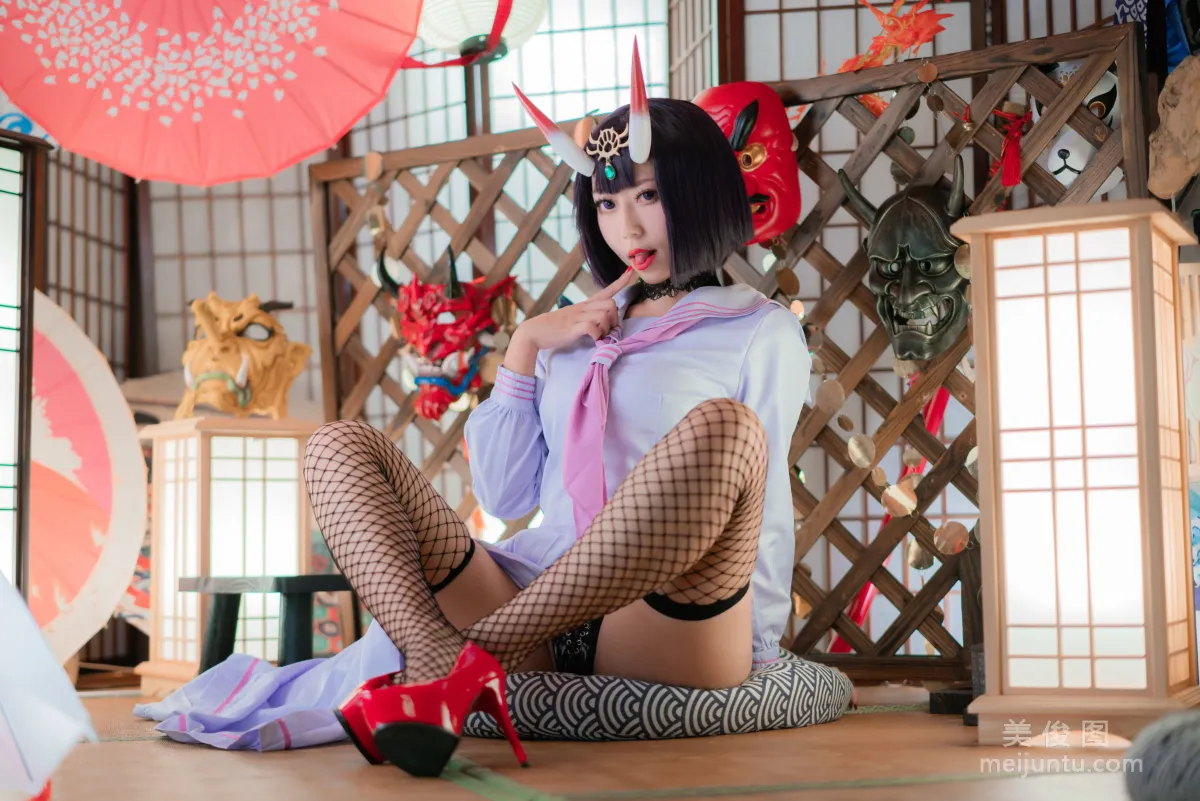[Web Idols] Money Lengleng - Shuten Douji Photo Set photo 11