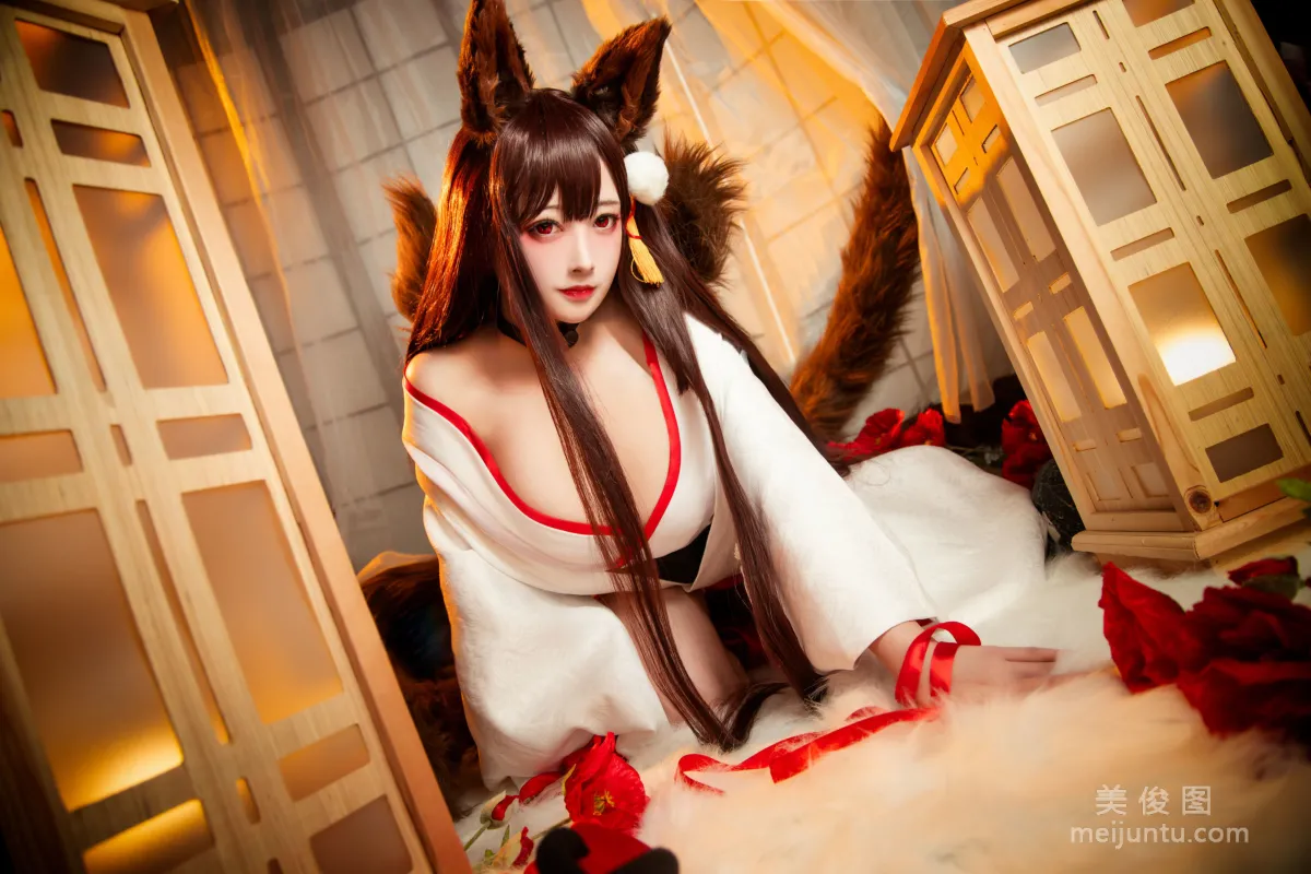 [网红COSER] 念念_D - 赤城 白 无垢 写真集1
