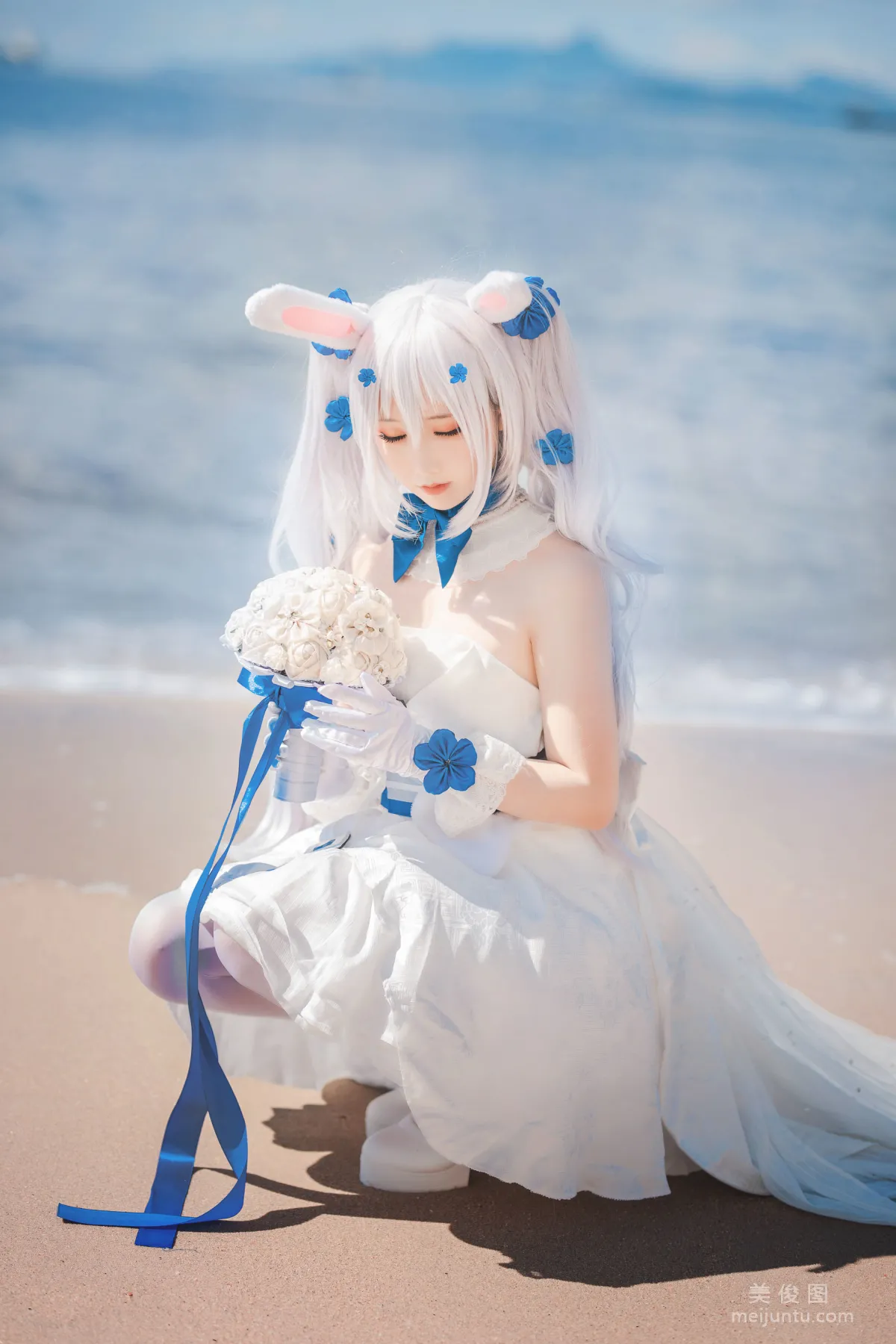 [Web Idols COSER] Mianbing Xianer - Lafite Wedding Dress Photo Set photo 9