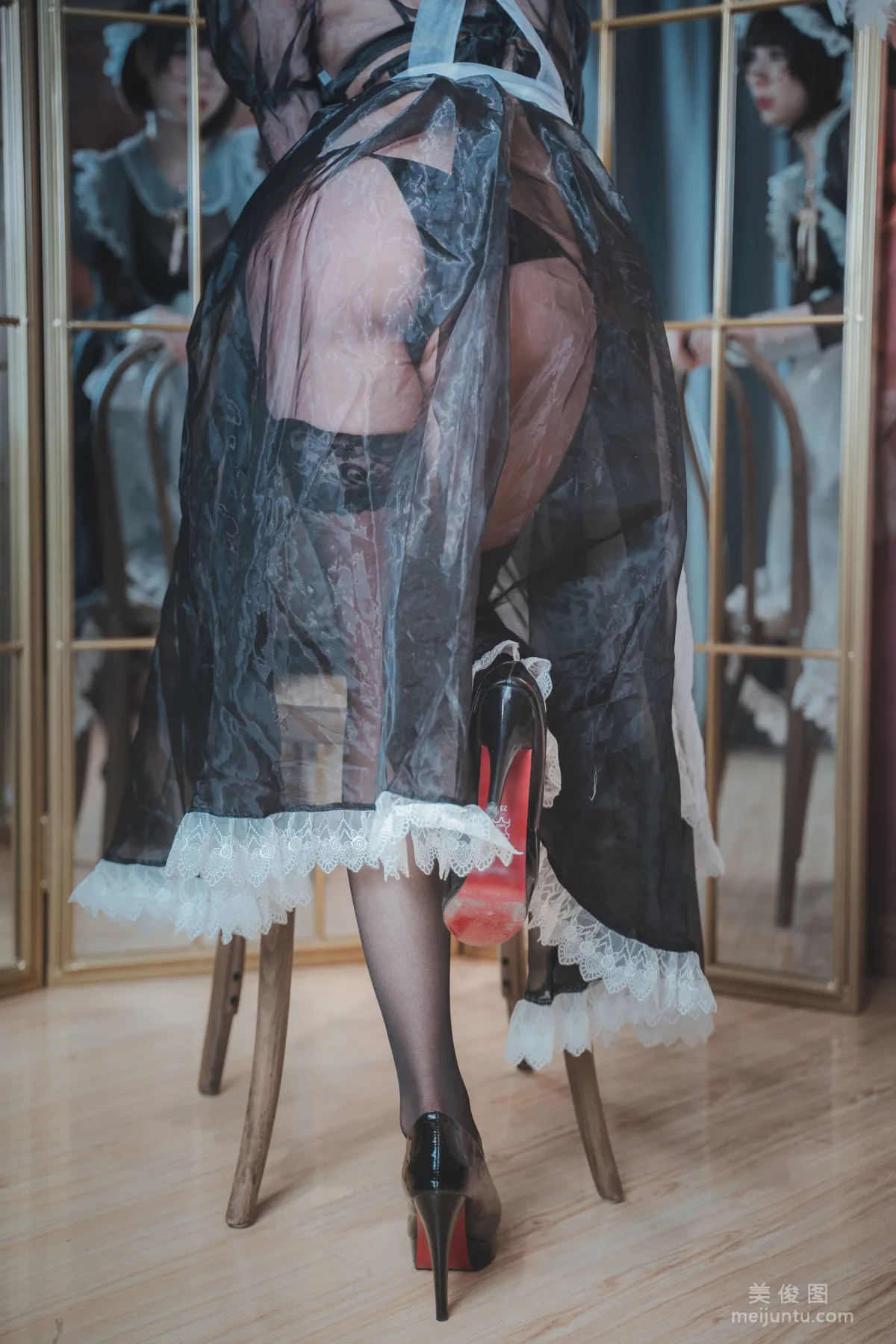 [Web Idols] Xiyuan Sinan Ge - Transparent Maid Photo Set photo 48