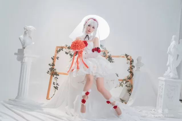 [網紅COSER] 面餅仙兒 - 德麗莎婚紗 寫真集