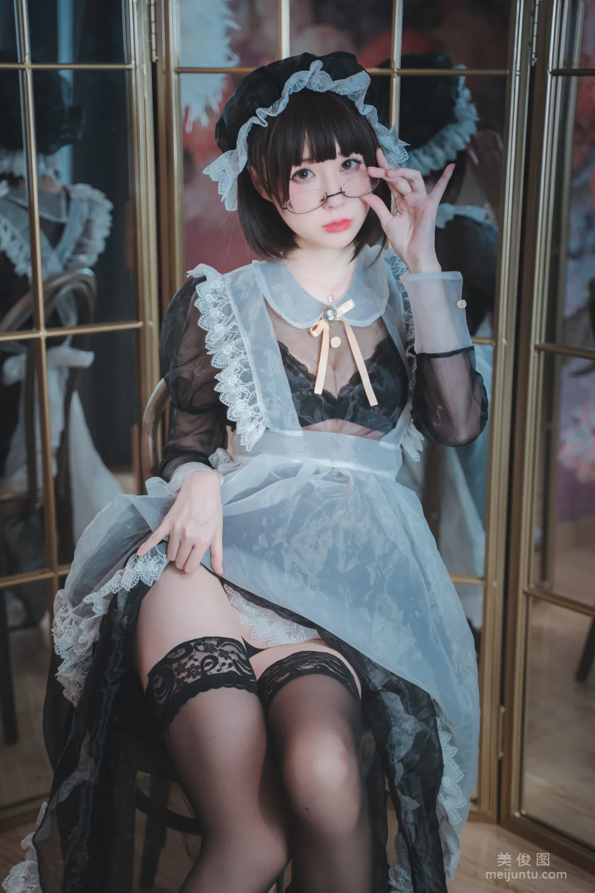[Web Idols] Xiyuan Sinan Ge - Transparent Maid Photo Set photo 16