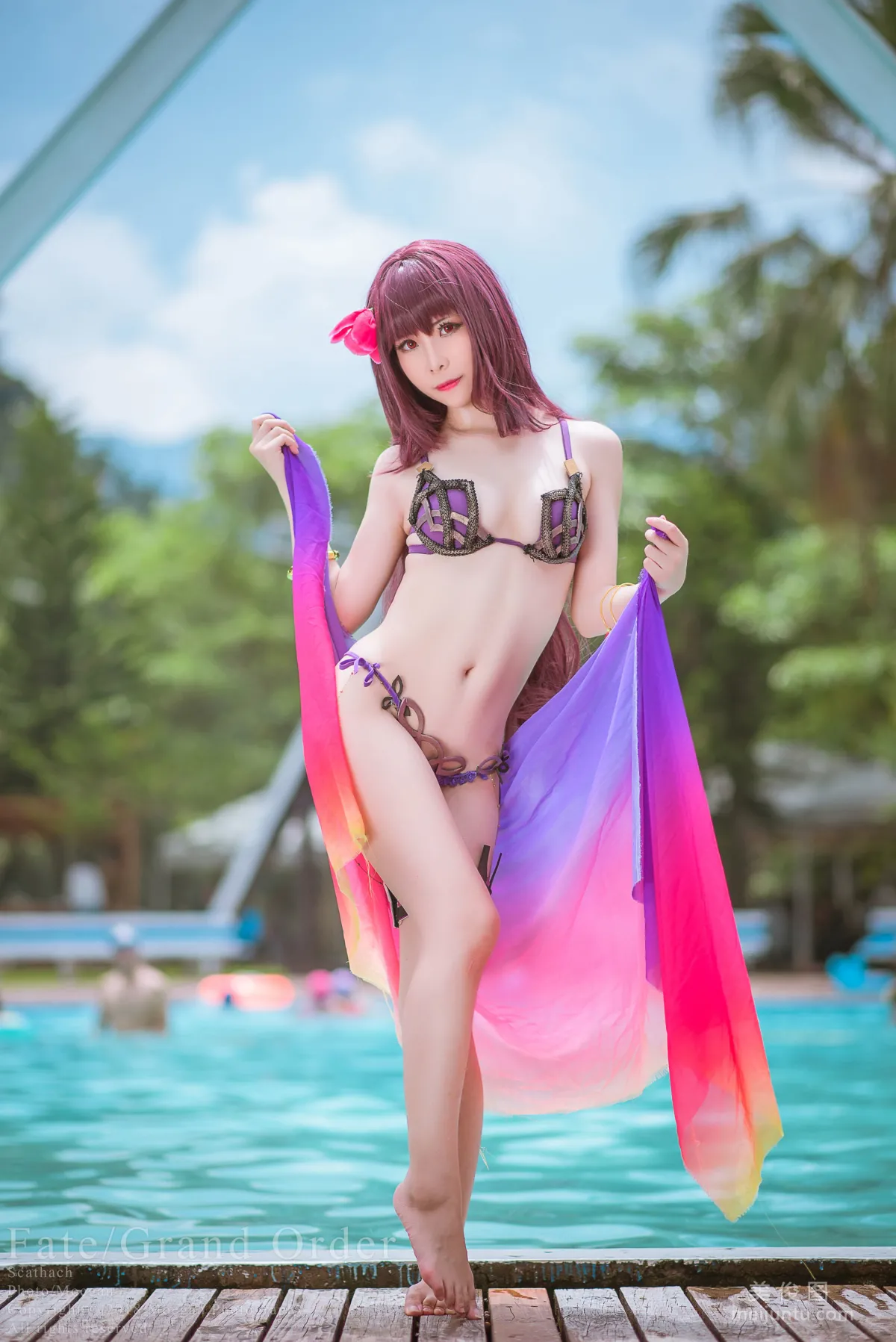 [Web Idols COSER] Zuigong Yomiya - Scathach Photo Set photo 6