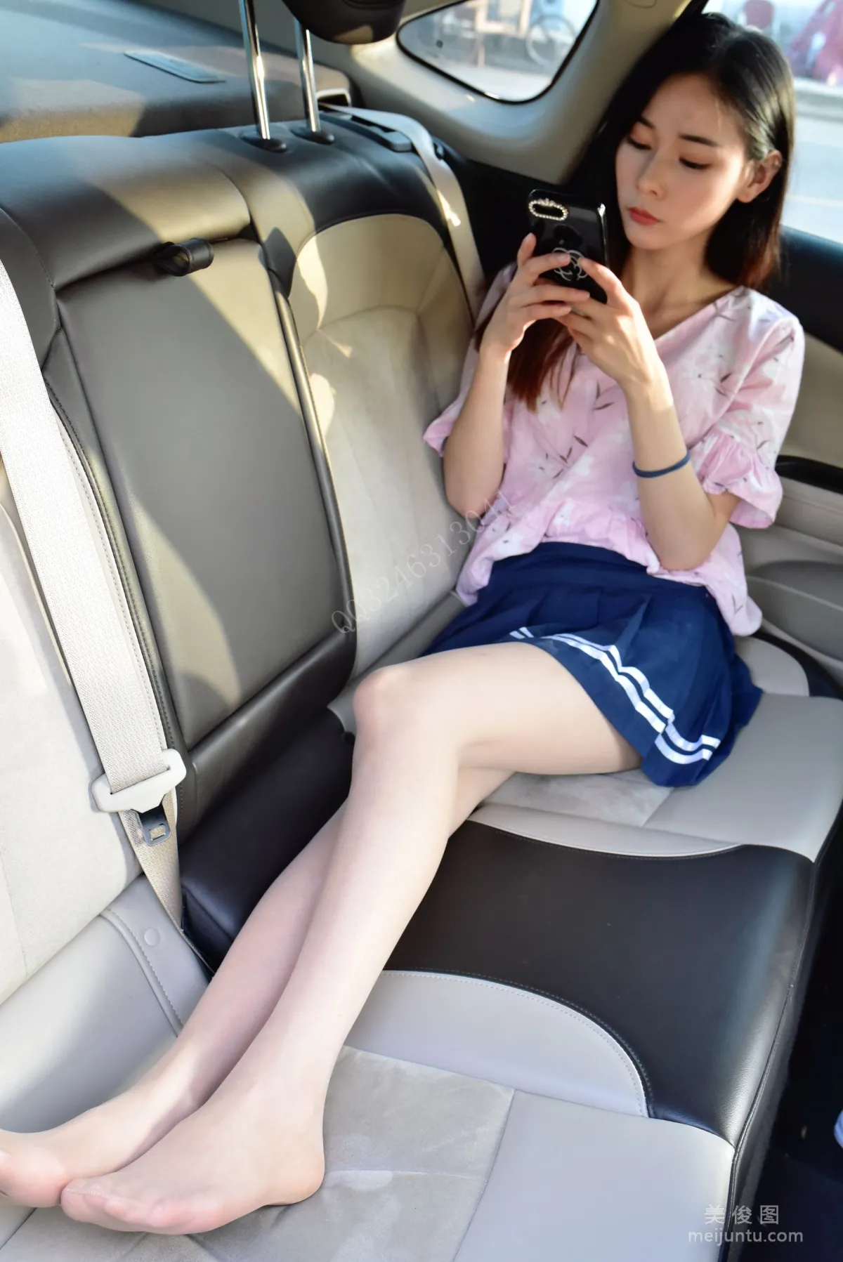 [DaSheng] No.055 Wan Er - Classic Flesh-Tone Stockings with Black High Heels photo 35