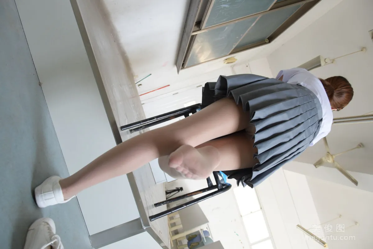 [DaSheng] No.042 Yuan Yuan - White Sneakers in the Classroom photo 22