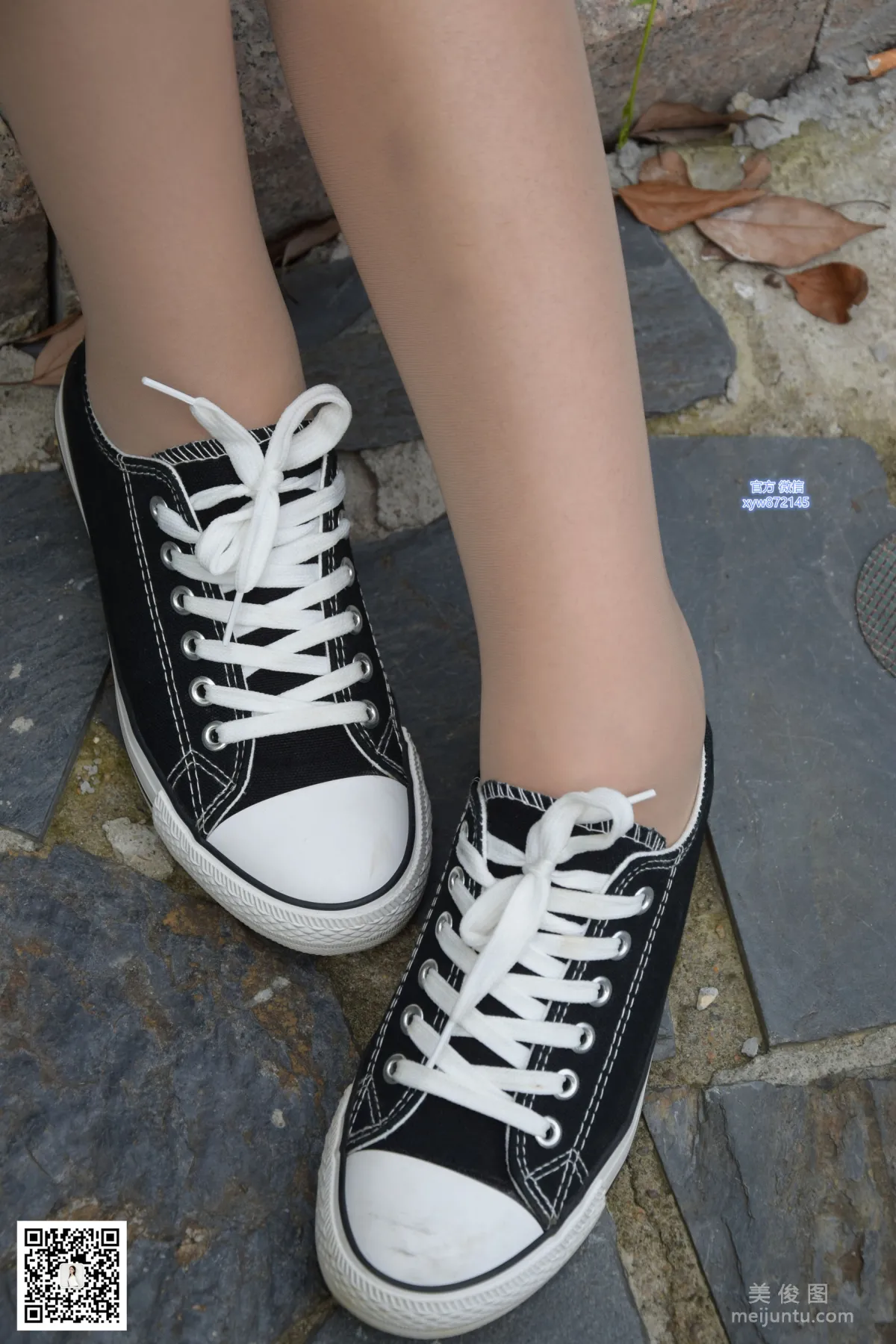 [DaSheng Model Shoot] No.027 Yuan Yuan - Canvas Shoes with Stockings photo 13