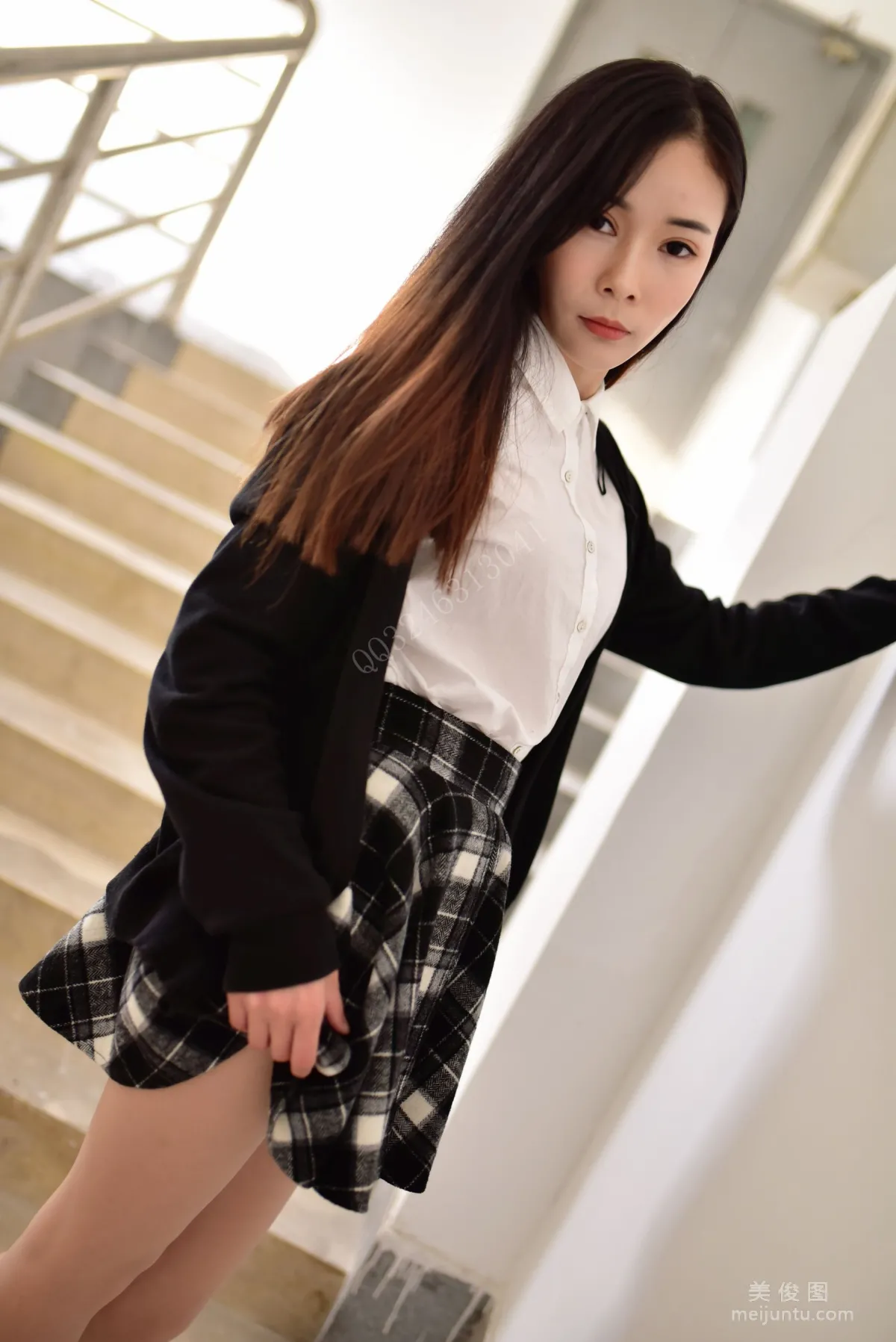 [DaSheng] No.055 Wan Er - Classic Flesh-Tone Stockings with Black High Heels photo 21