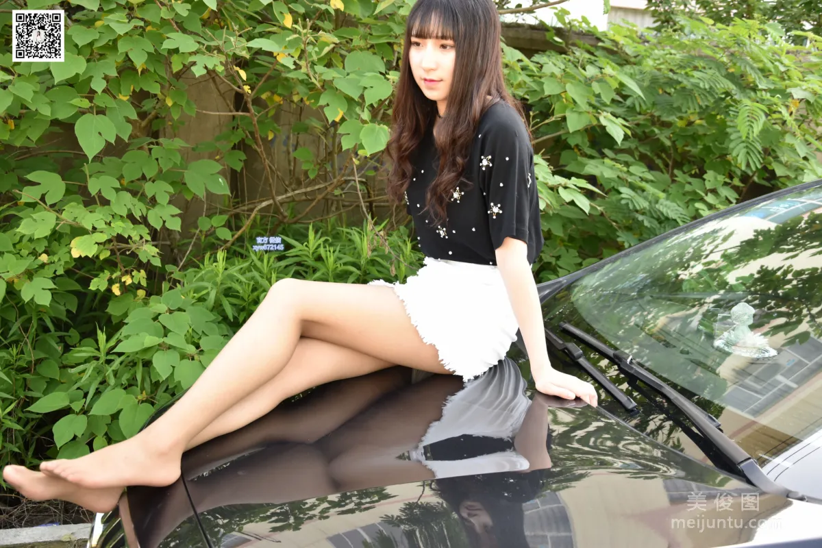 [DaSheng] No.017 Qi Qi - Luxury Car Meets Enchanting Coffee Stockings photo 103