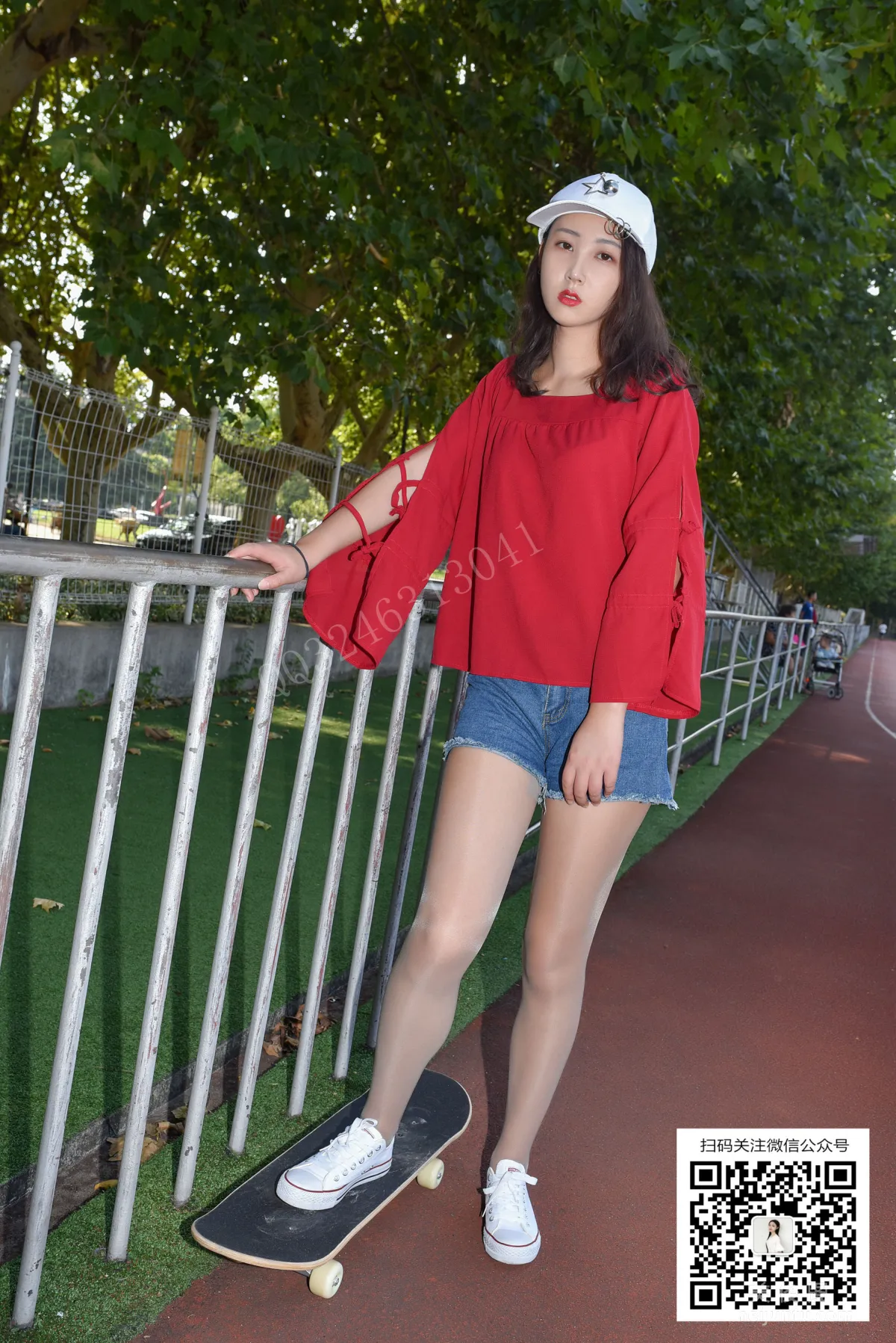 [DaSheng] No.078 Yue Yue, Wearing Stockings to Play on a Skateboard photo 15