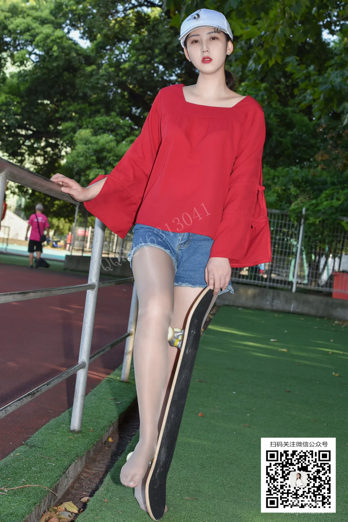 [DaSheng] No.078 Yue Yue, Wearing Stockings to Play on a Skateboard photo 45