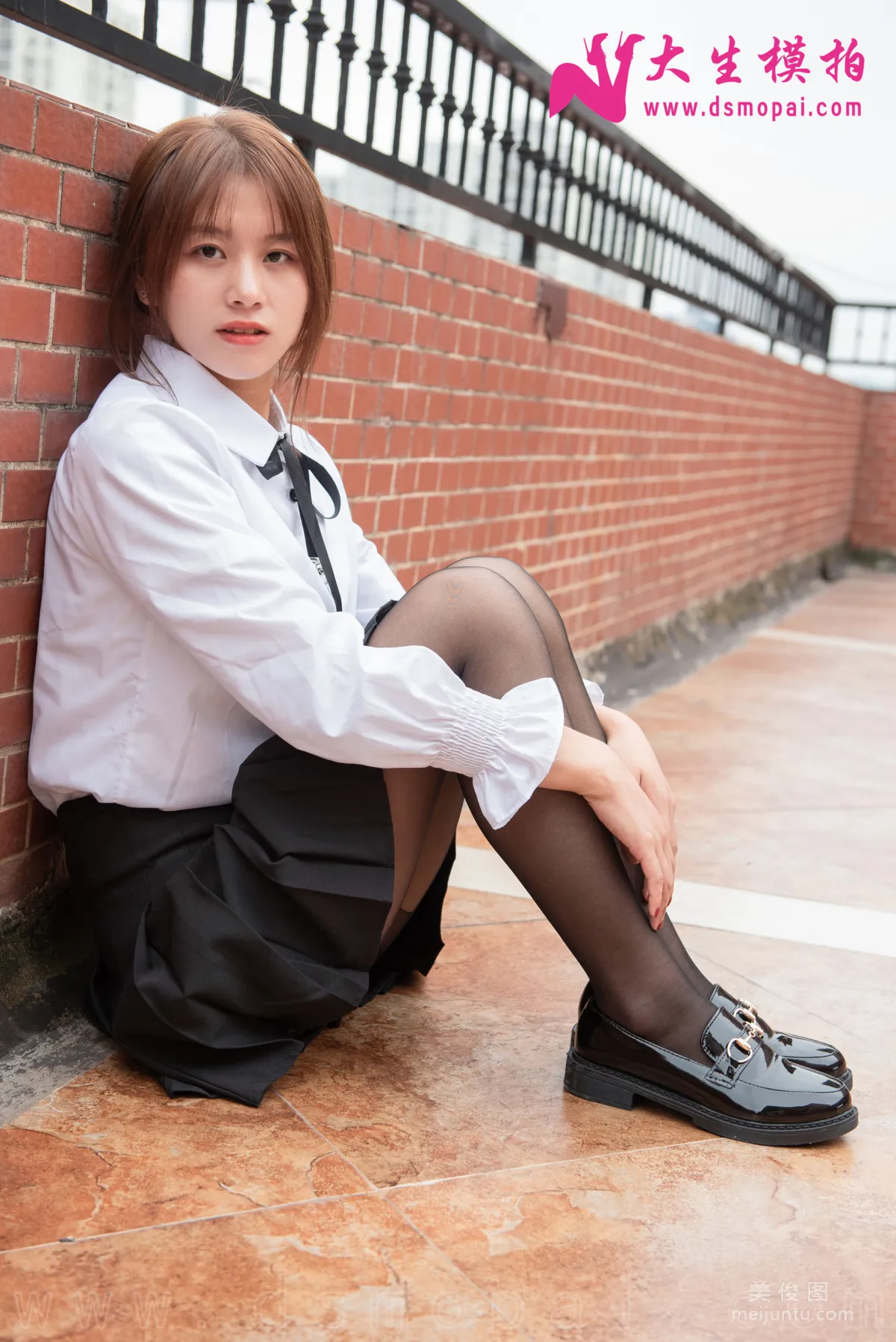[大生模拍] No.152 小颖 - 学院黑丝7