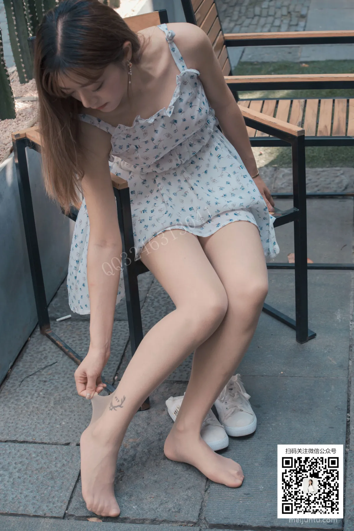[DaSheng] No.071 Li Li, Dress and Sheer Stockings photo 49